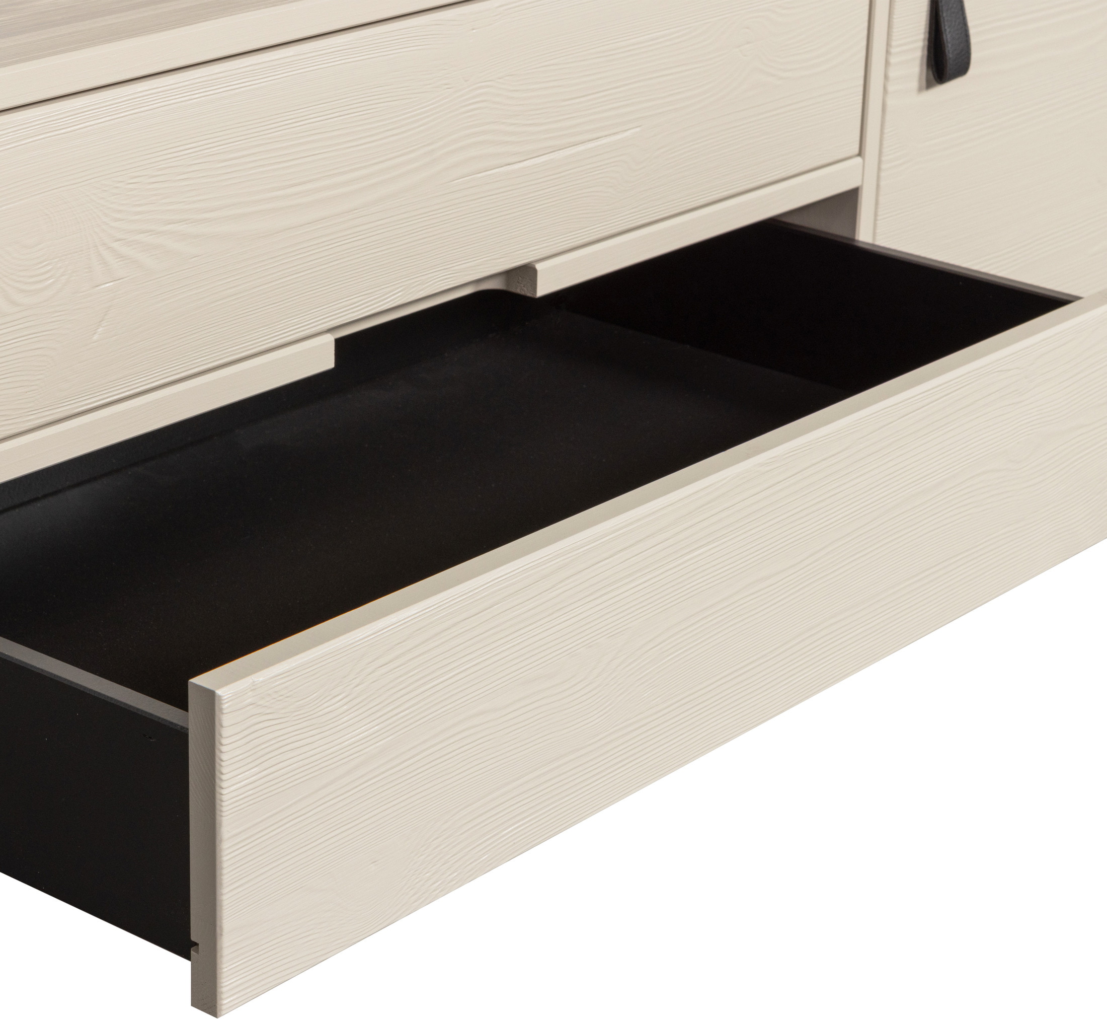 WOOOD TV-meubel 'Silas' Grenen, 120cm, kleur Dust