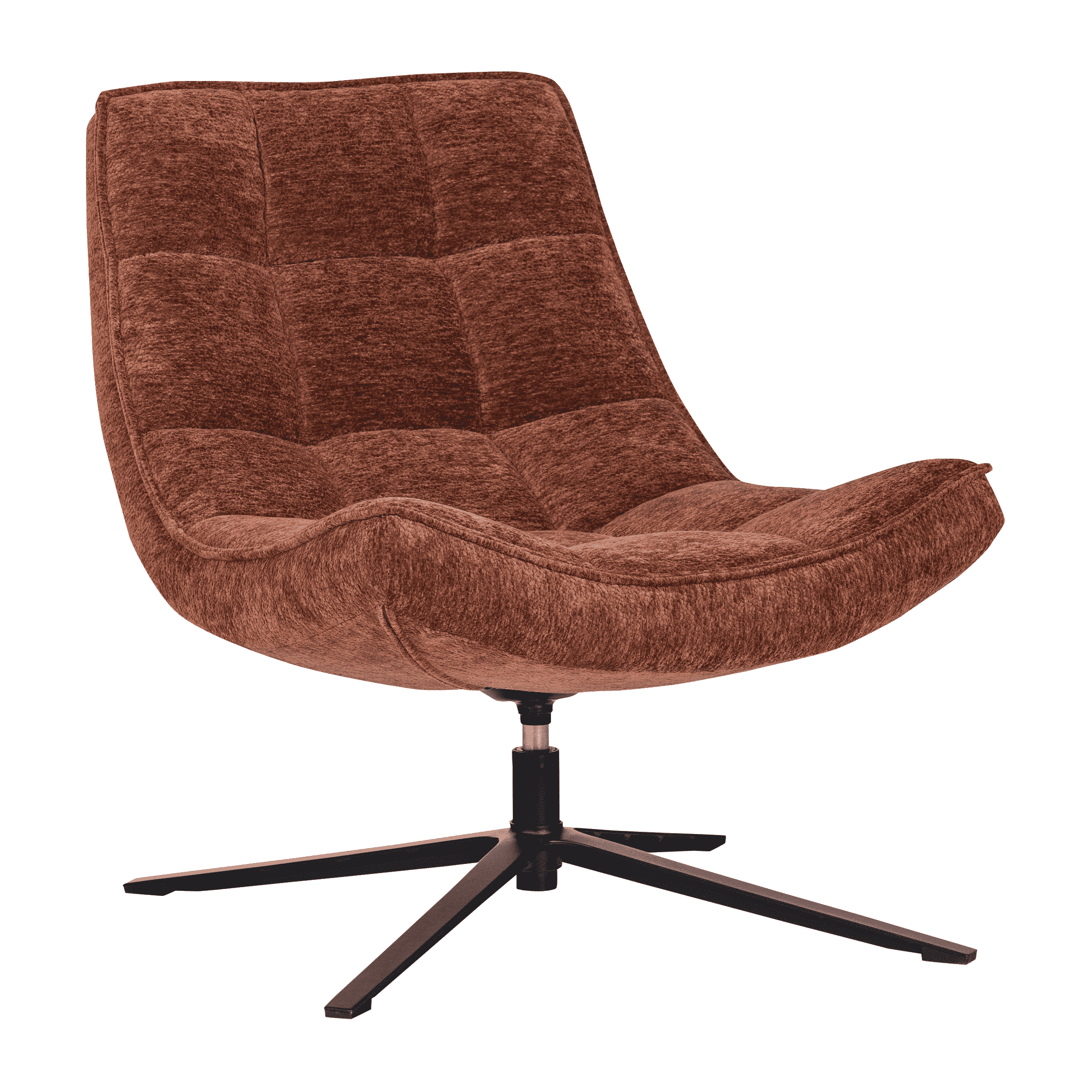 WOOOD Draaifauteuil 'Maudi' Chenille