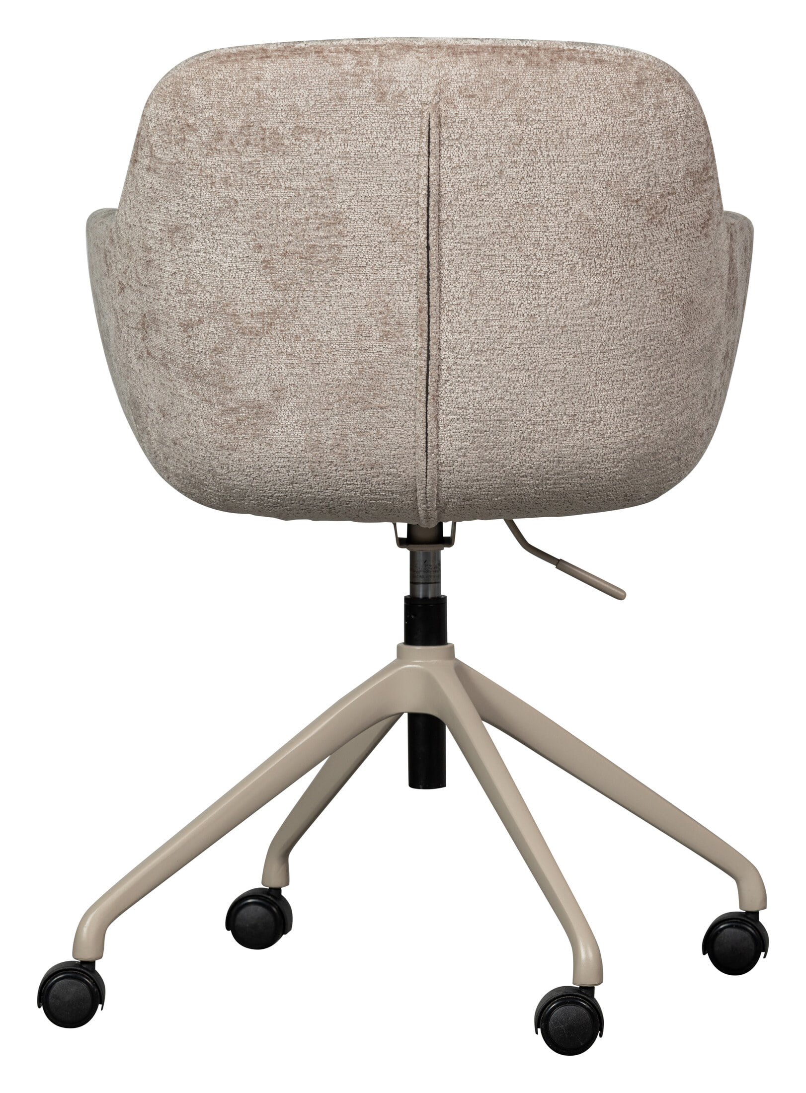 WOOOD Bureaustoel 'Morros' Chenille, kleur Taupe