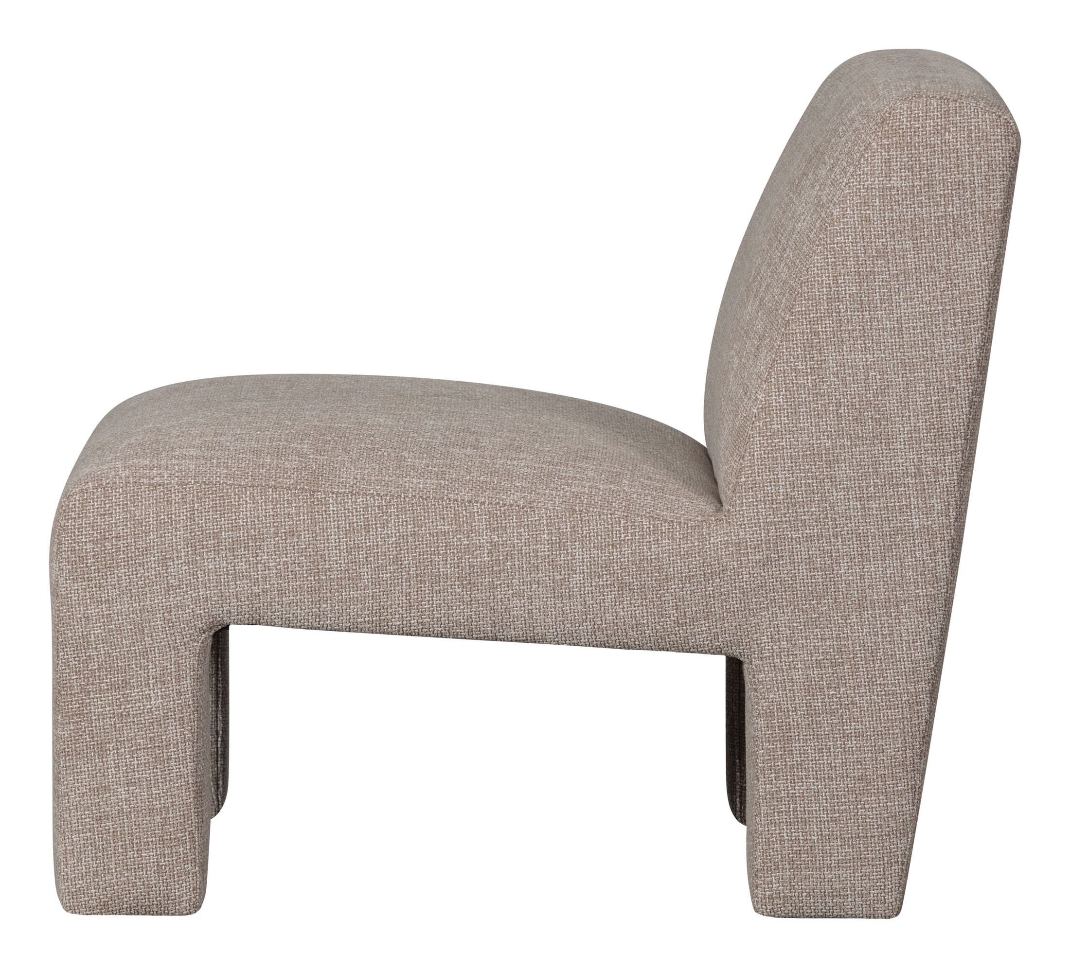 WOOOD Fauteuil 'Lavid' Geweven, kleur Naturel