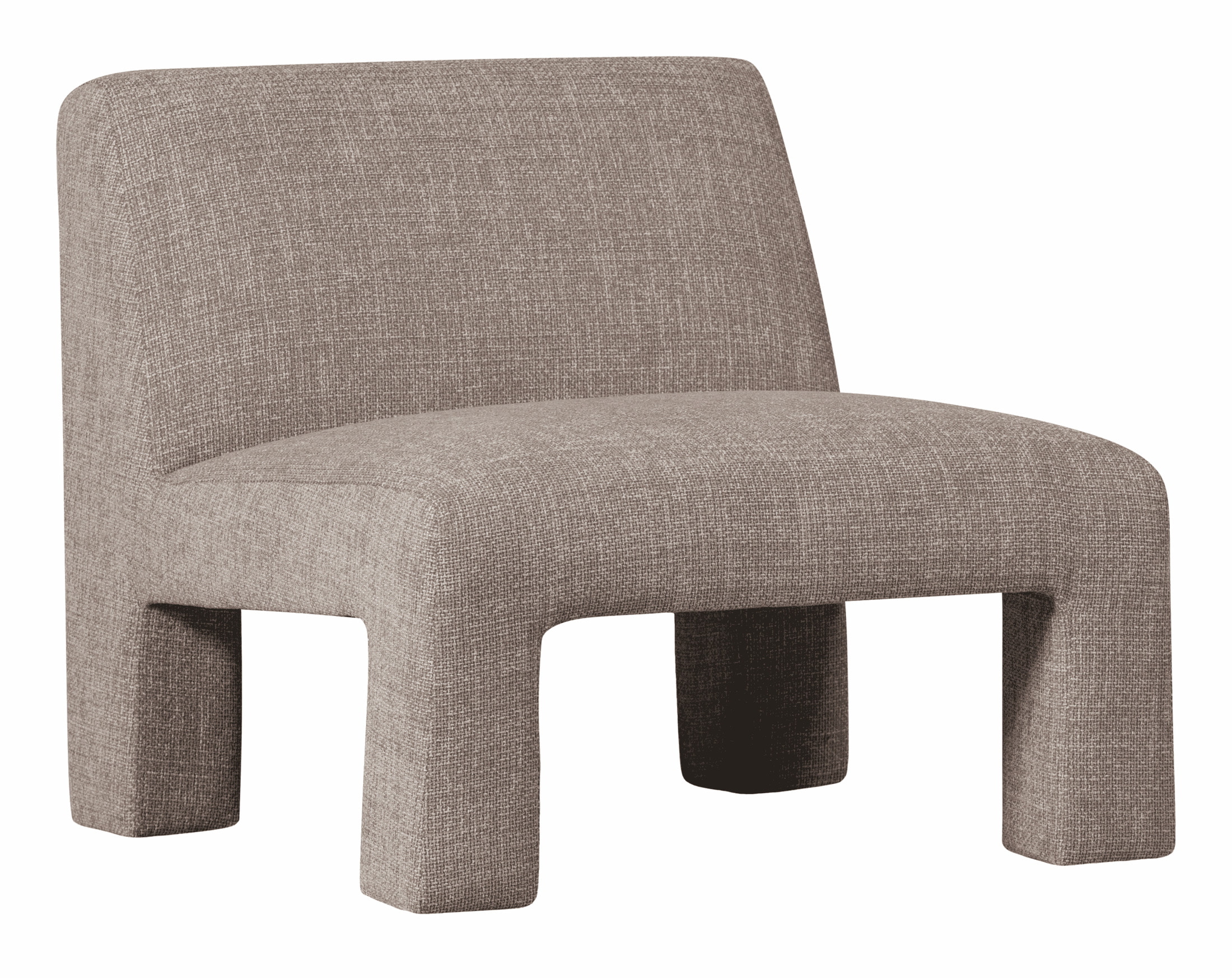 WOOOD Fauteuil 'Lavid' Geweven, kleur Naturel