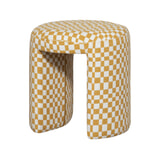 WOOOD Krukje 'Charlie' Geweven, kleur Geel