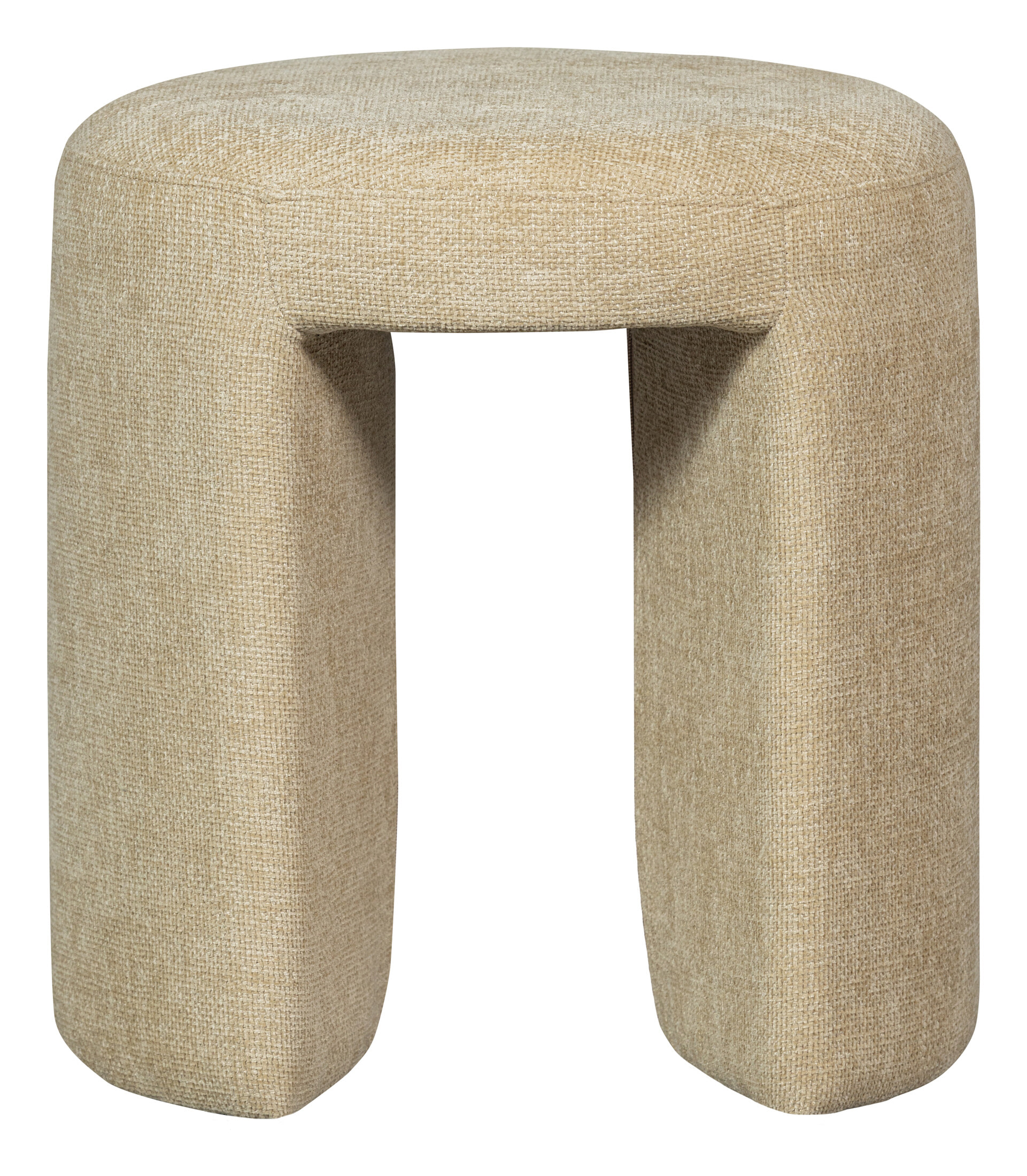 WOOOD Krukje 'Charlie' Chenille, kleur Naturel