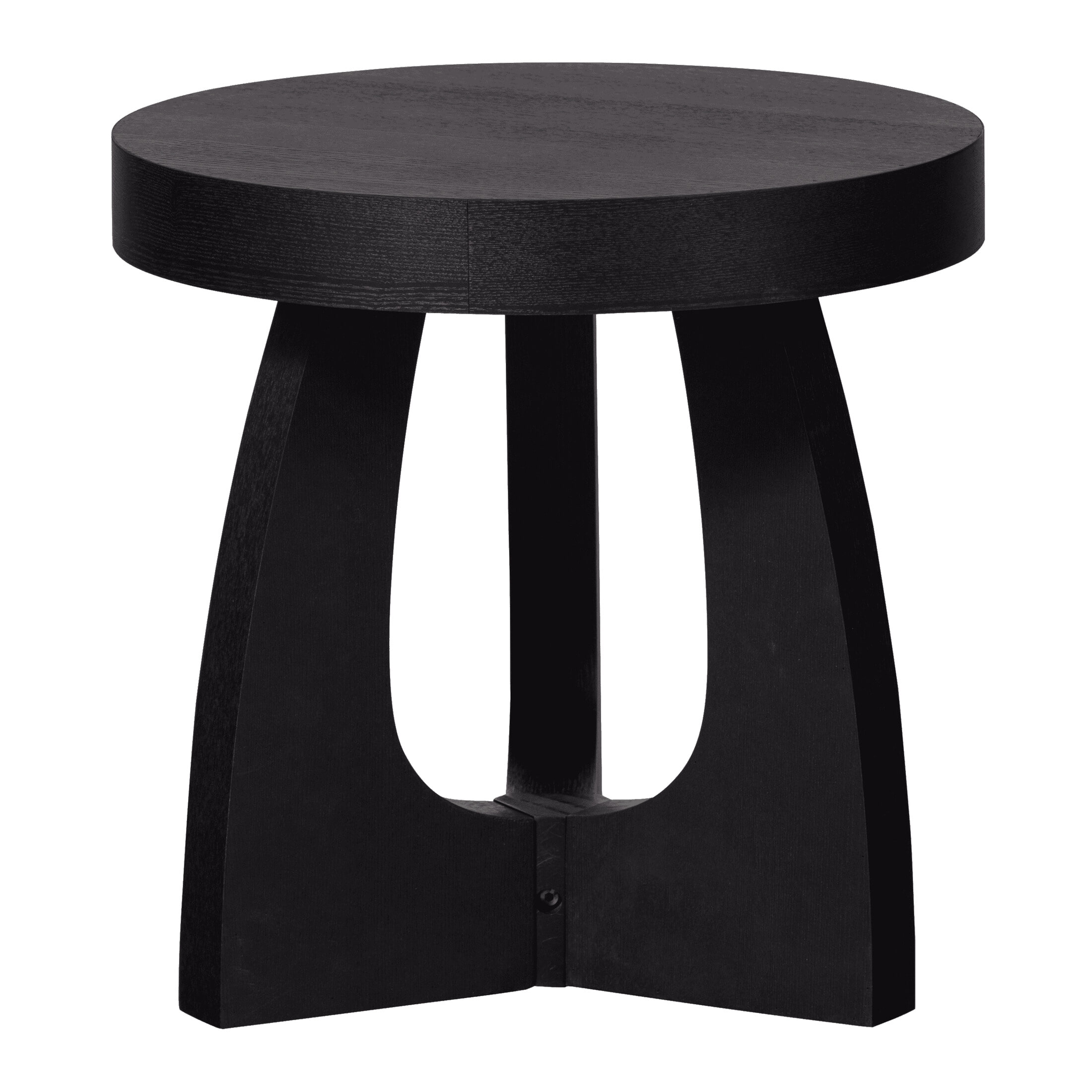 WOOOD Ronde Bijzettafel Tala 45cm - Zwart - Exclusive
