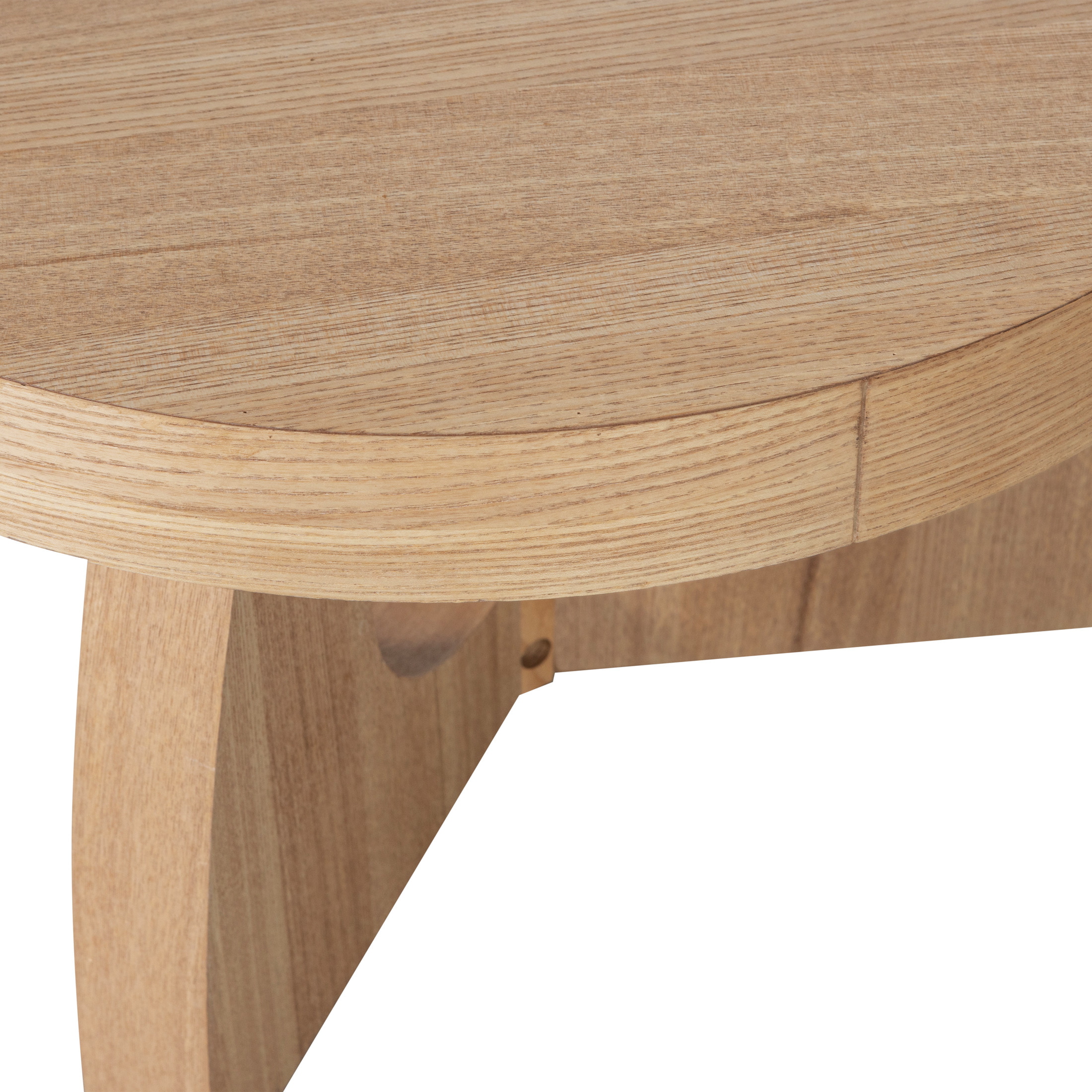 WOOOD Ronde Bijzettafel 'Tala' 55cm, kleur Naturel
