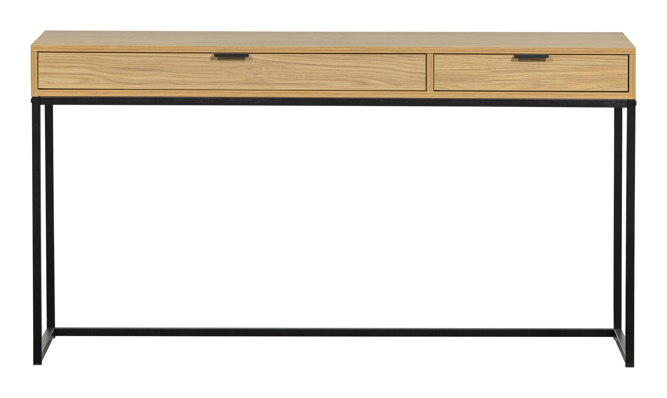WOOOD Bureau 'Silas' Eiken, 140 x 44cm, kleur Naturel