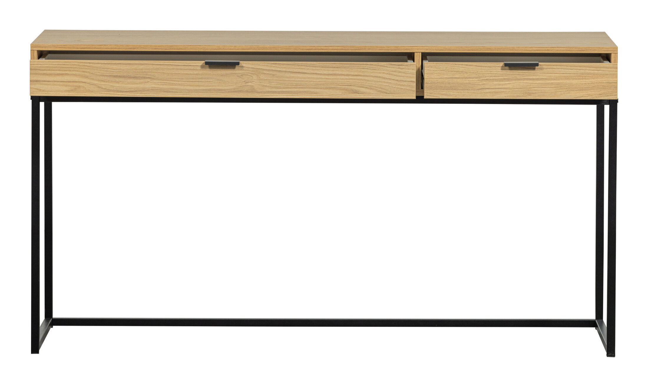 WOOOD Bureau 'Silas' Eiken, 140 x 44cm, kleur Naturel