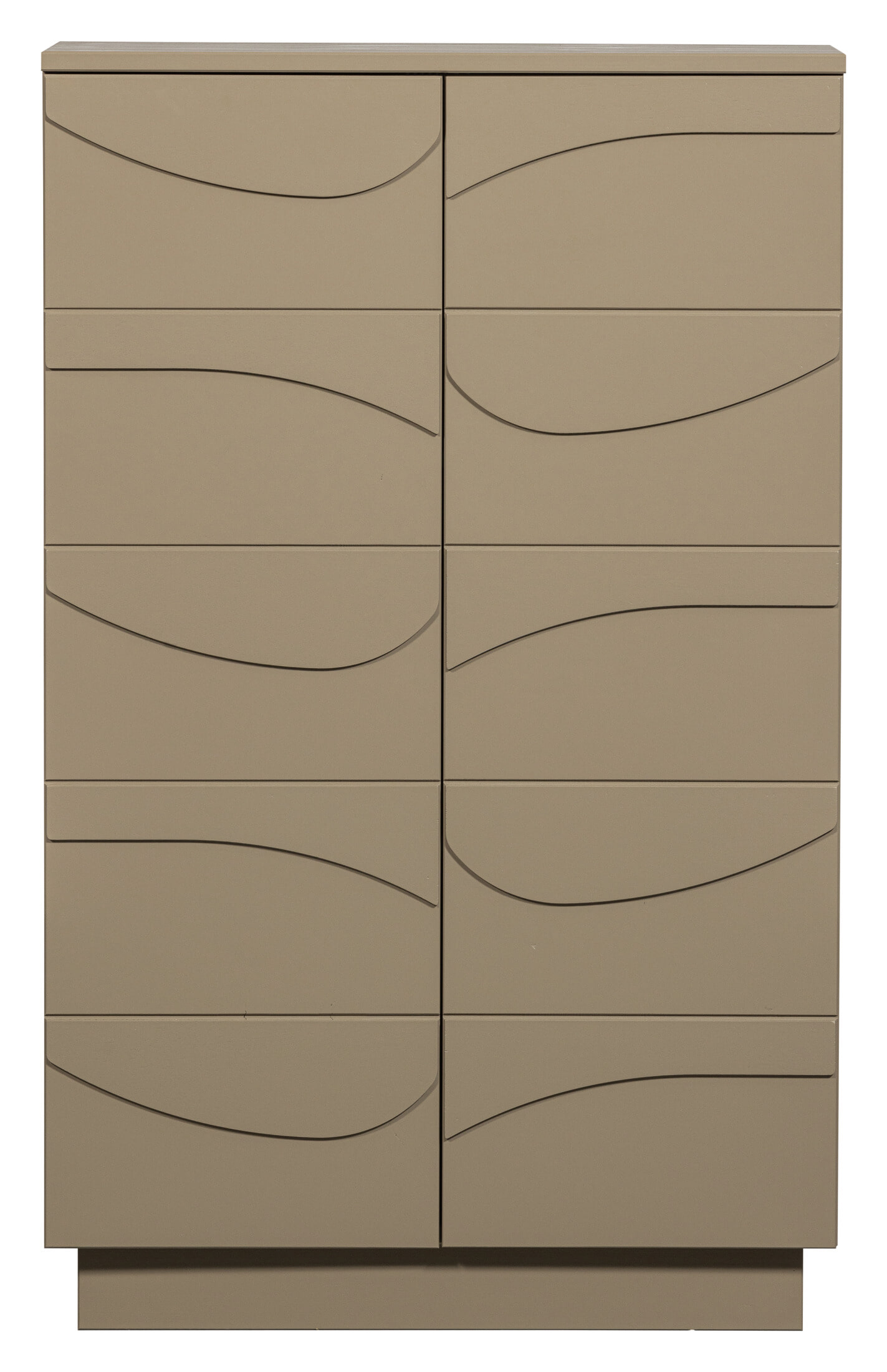 WOOOD Opbergkast 'Teo' 116 x 72cm, kleur Mud