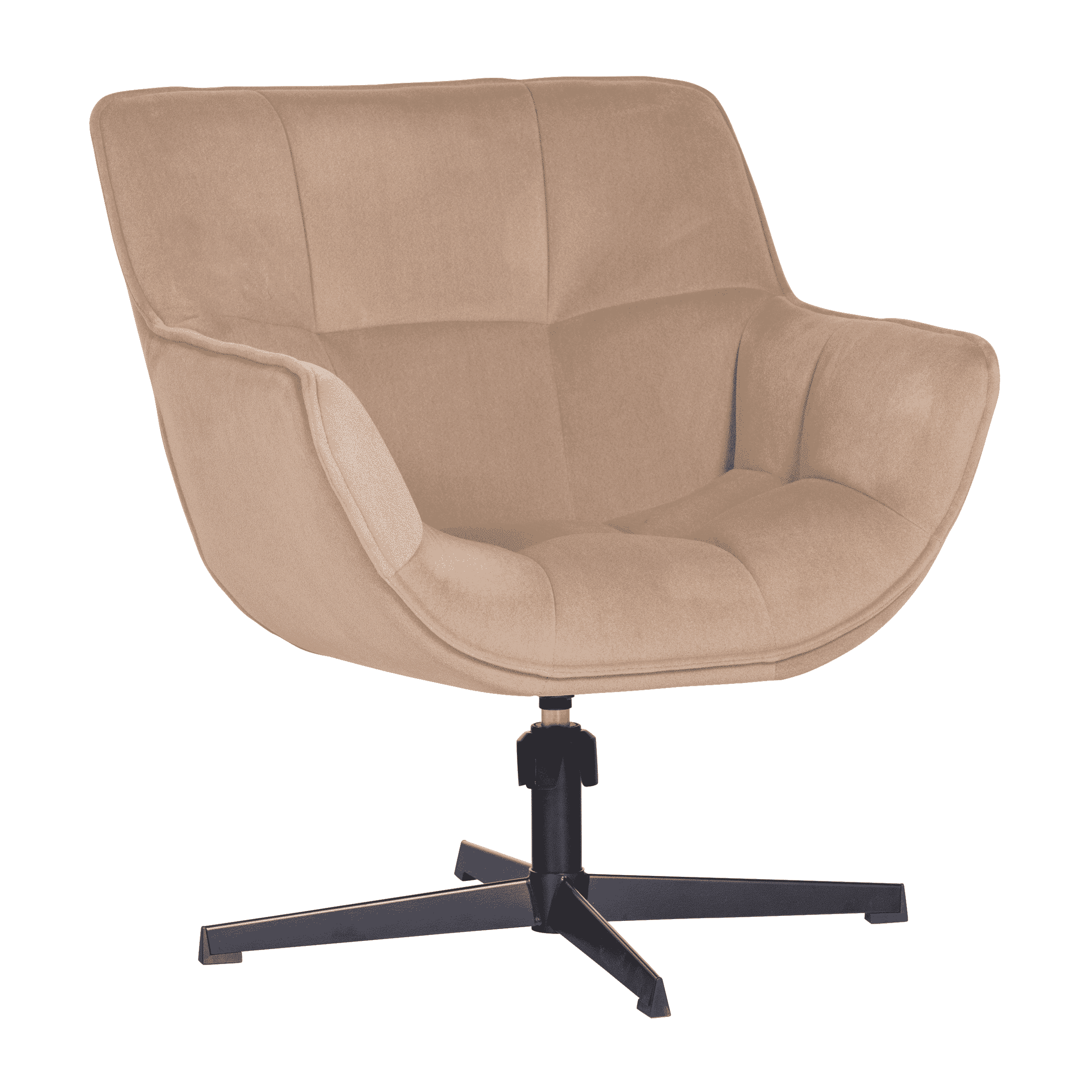 WOOOD Draaifauteuil 'Wibo' Velvet
