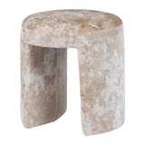 WOOOD Krukje 'Charlie' Structuurstof, kleur Beige