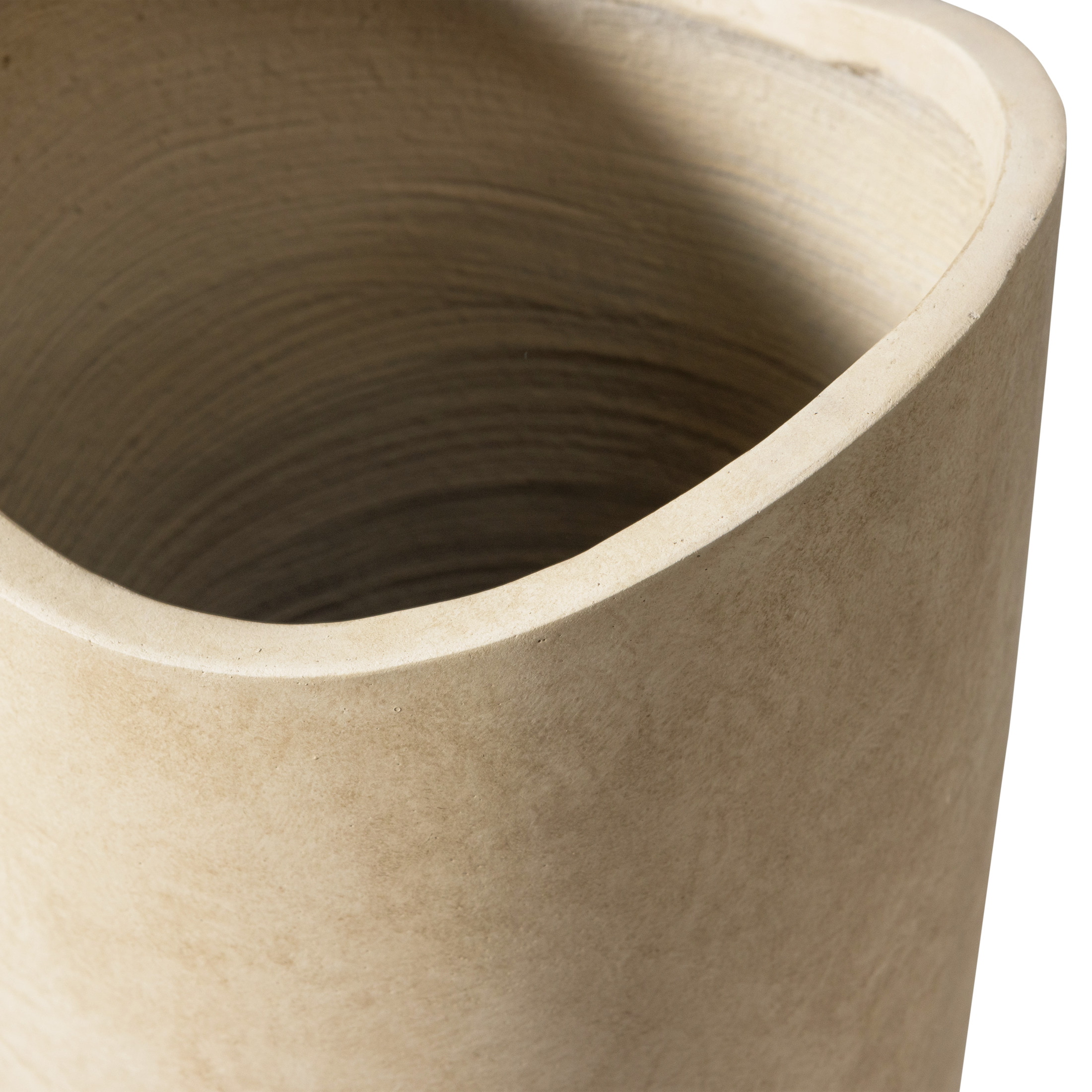 WOOOD Vaas 'Mosi' Fiber Clay, 75cm