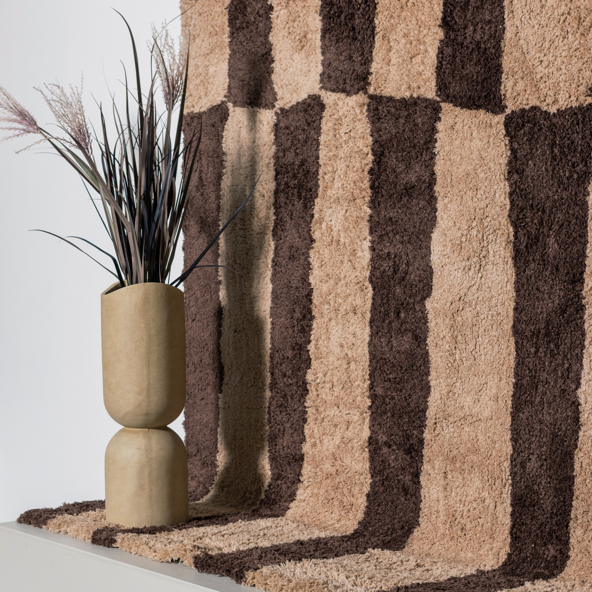 WOOOD Vaas 'Mosi' Fiber Clay, 75cm