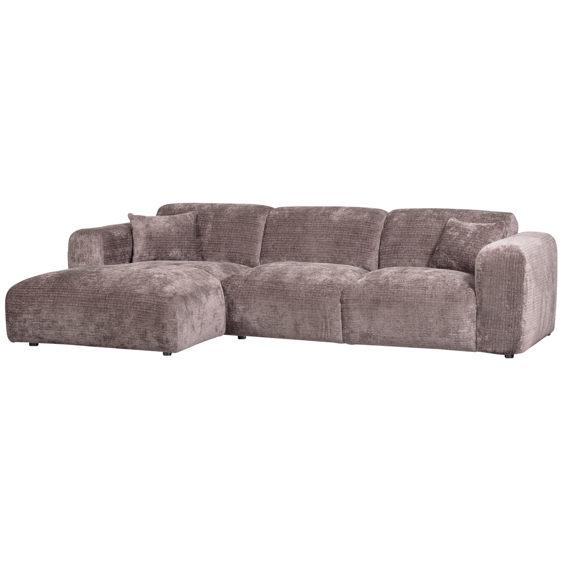 WOOOD Loungebank 'Cloud' Chenille, kleur Taupe
