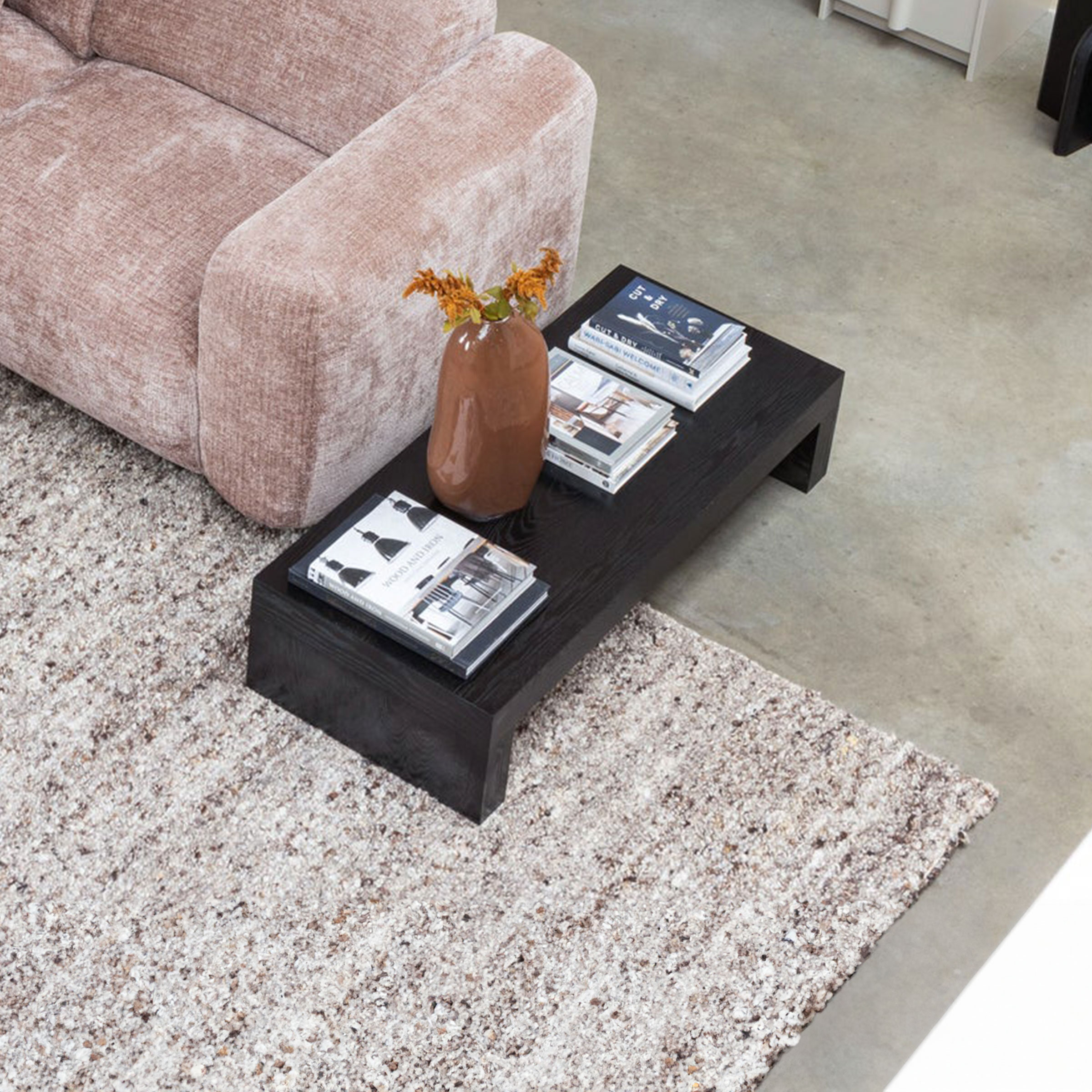 WOOOD Salontafel Marte 120 x 50cm - Zwart