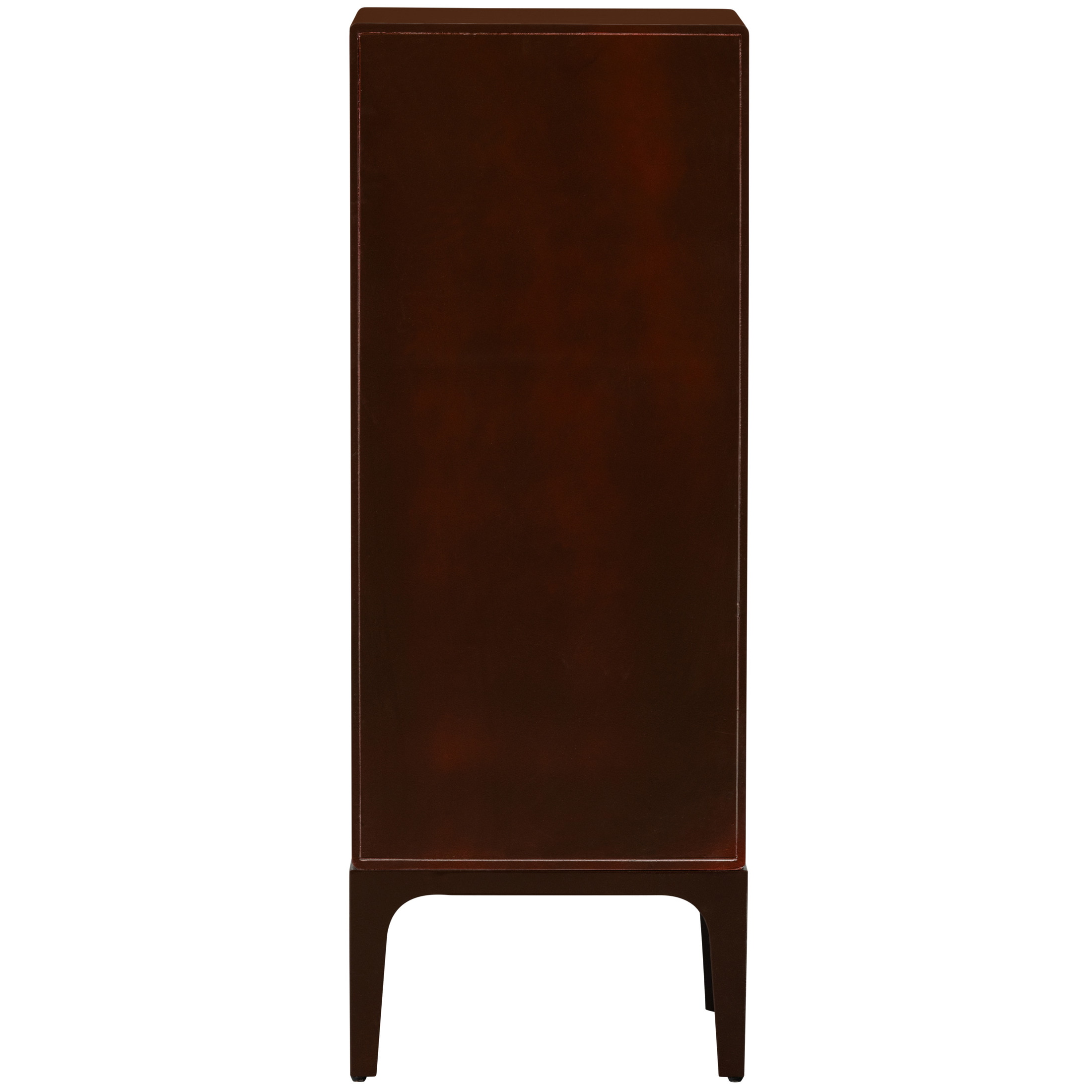 WOOOD Ladekast 'Merge' Met 6 lades, kleur Bruin/Rood