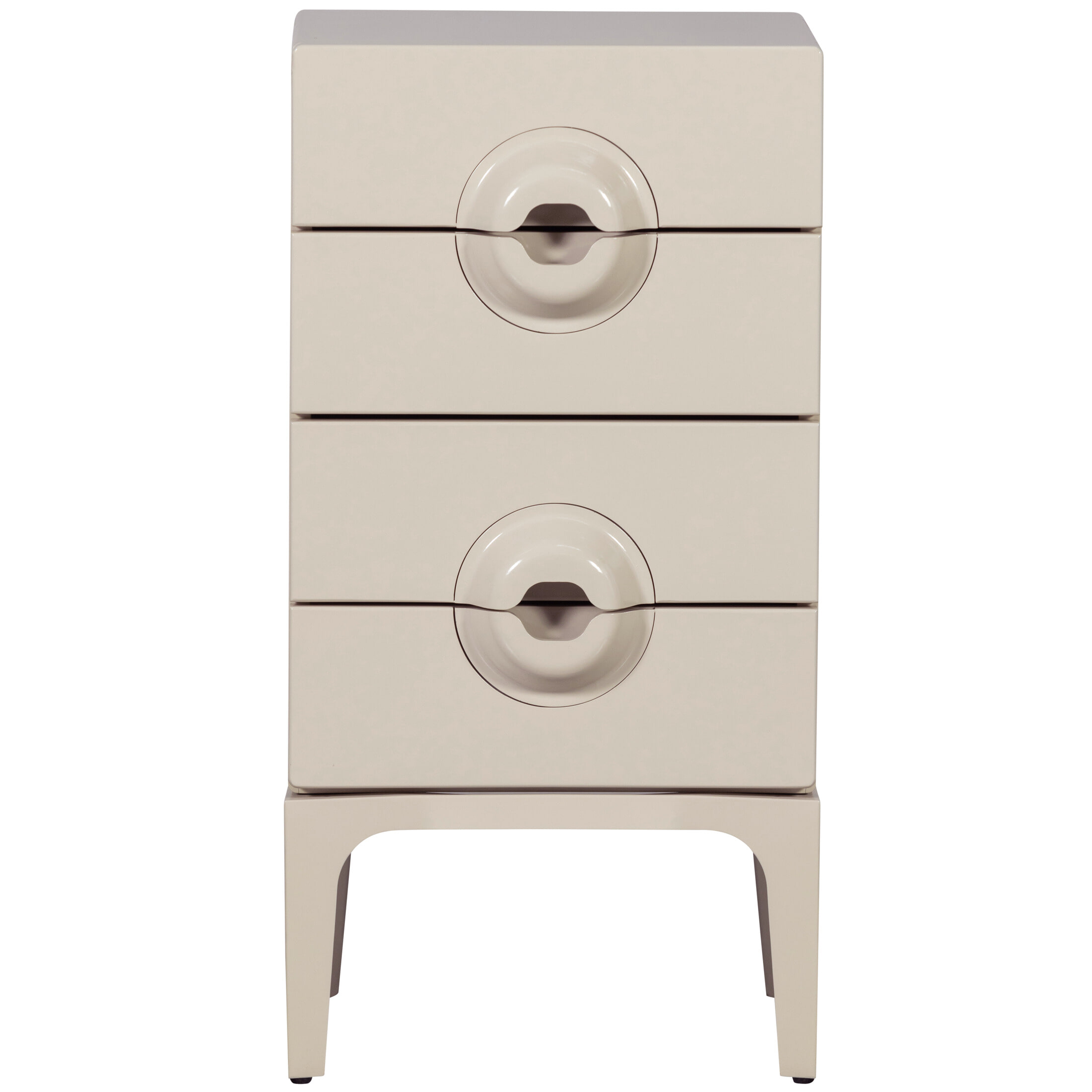 WOOOD Ladekast 'Merge' Met 4 lades, kleur Greige