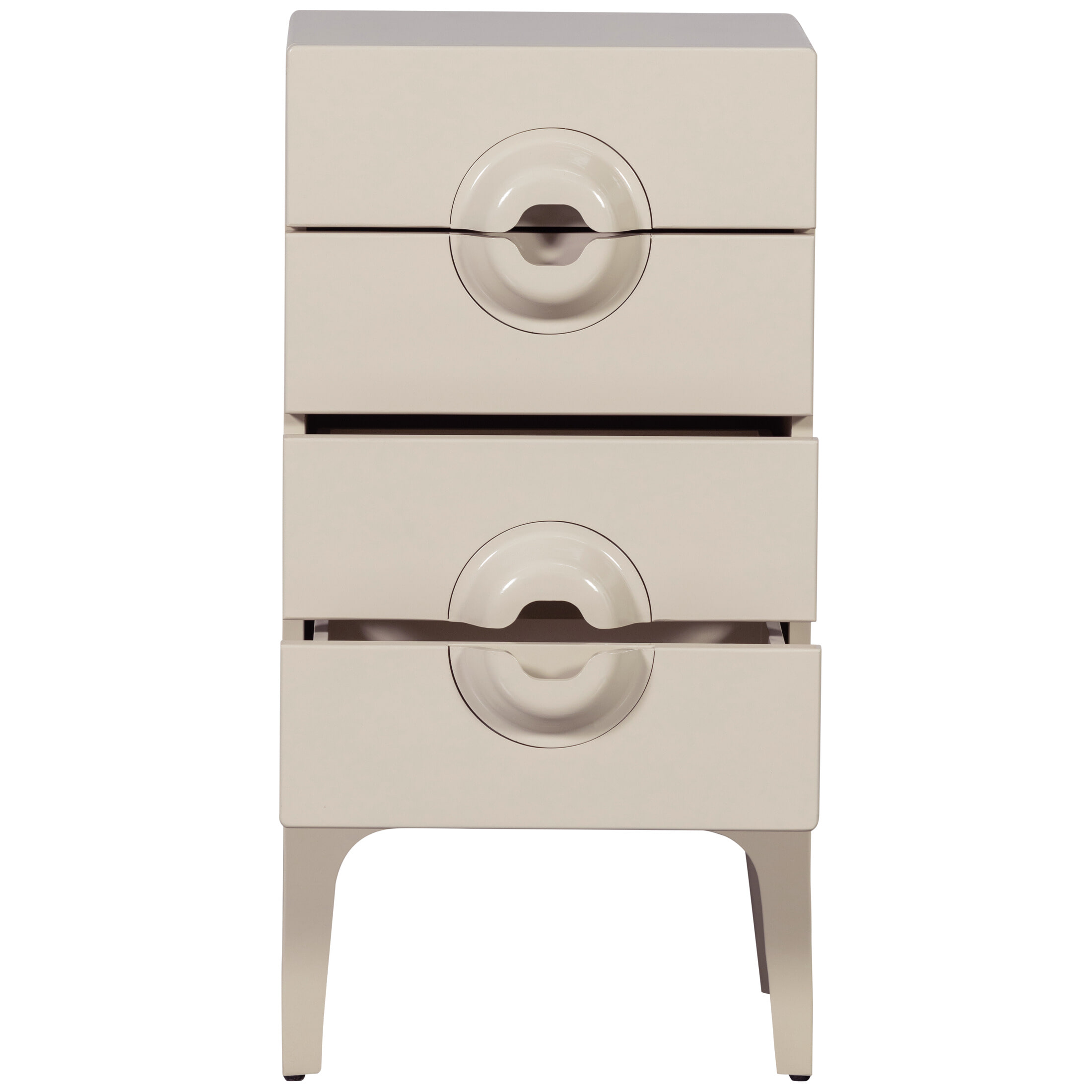 WOOOD Ladekast 'Merge' Met 4 lades, kleur Greige