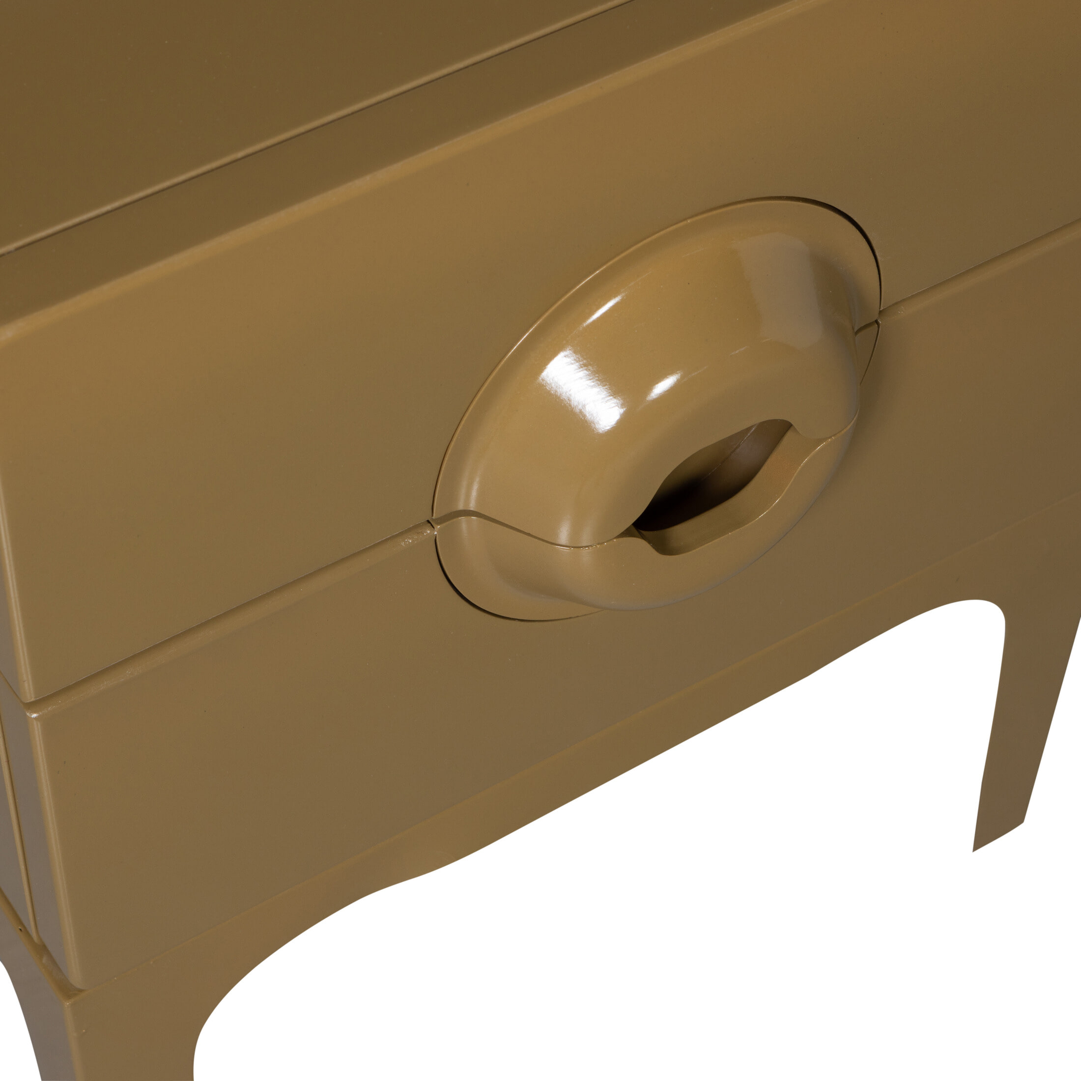 WOOOD Nachtkastje 'Merge' Met 2 lades, kleur Honing Geel