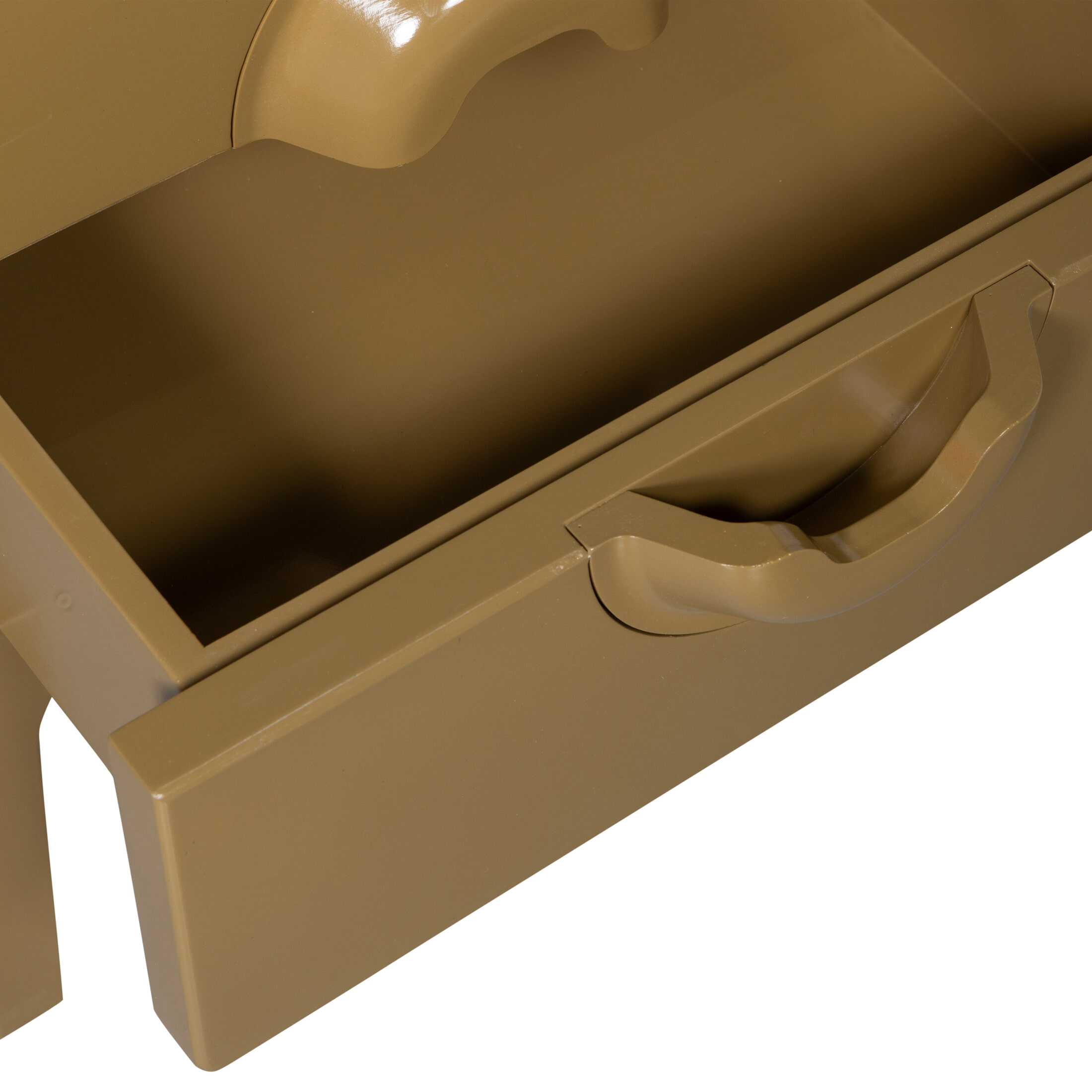 WOOOD Nachtkastje 'Merge' Met 2 lades, kleur Honing Geel