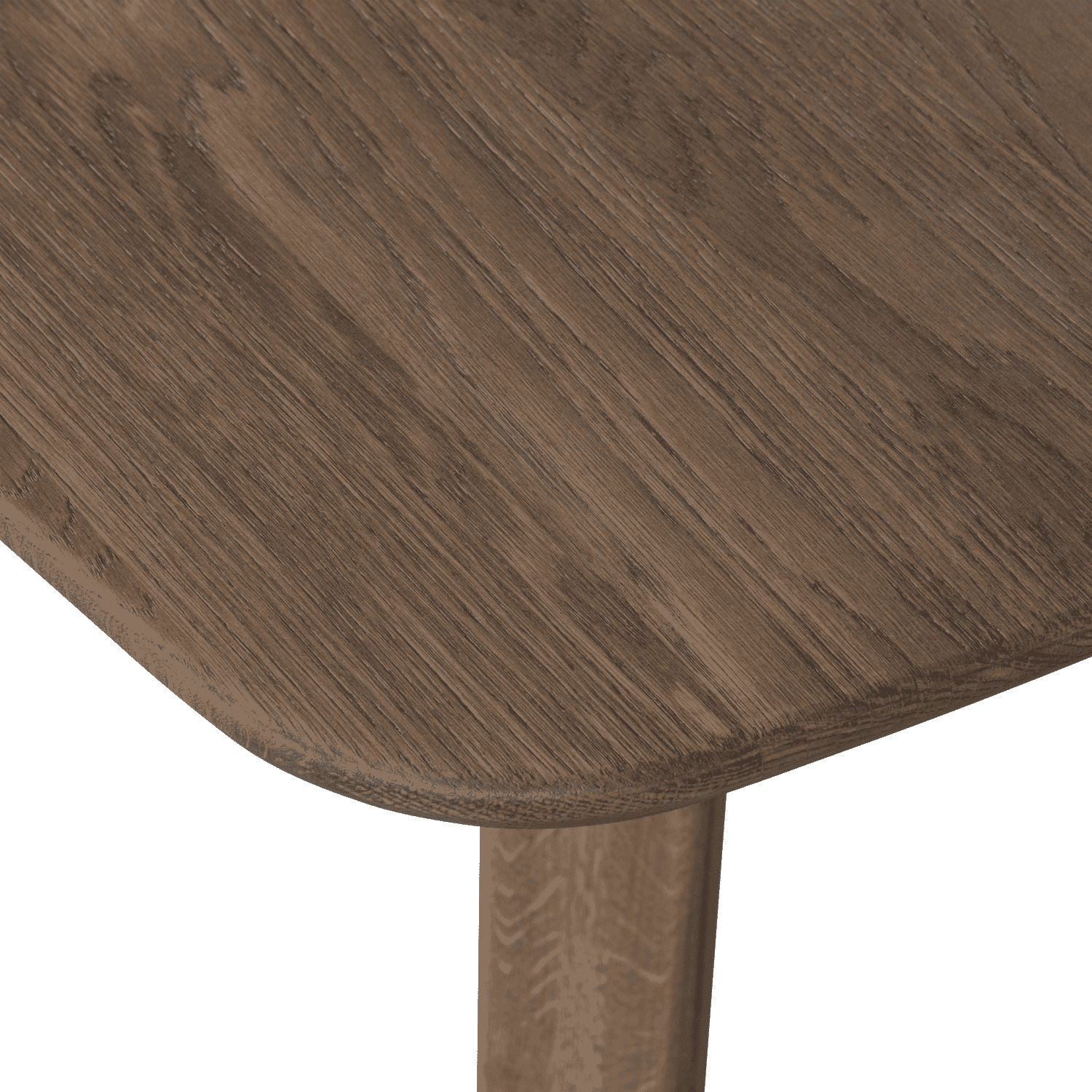 WOOOD Deens Ovale Eettafel 'Tablo' Eikenhout, 180 x 100cm, kleur Cashmere Bruin