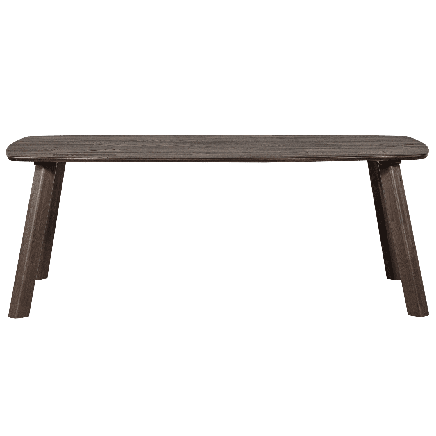 WOOOD Deens Ovale Eettafel 'Tablo' Eikenhout, 180 x 100cm, kleur Mystic Bruin
