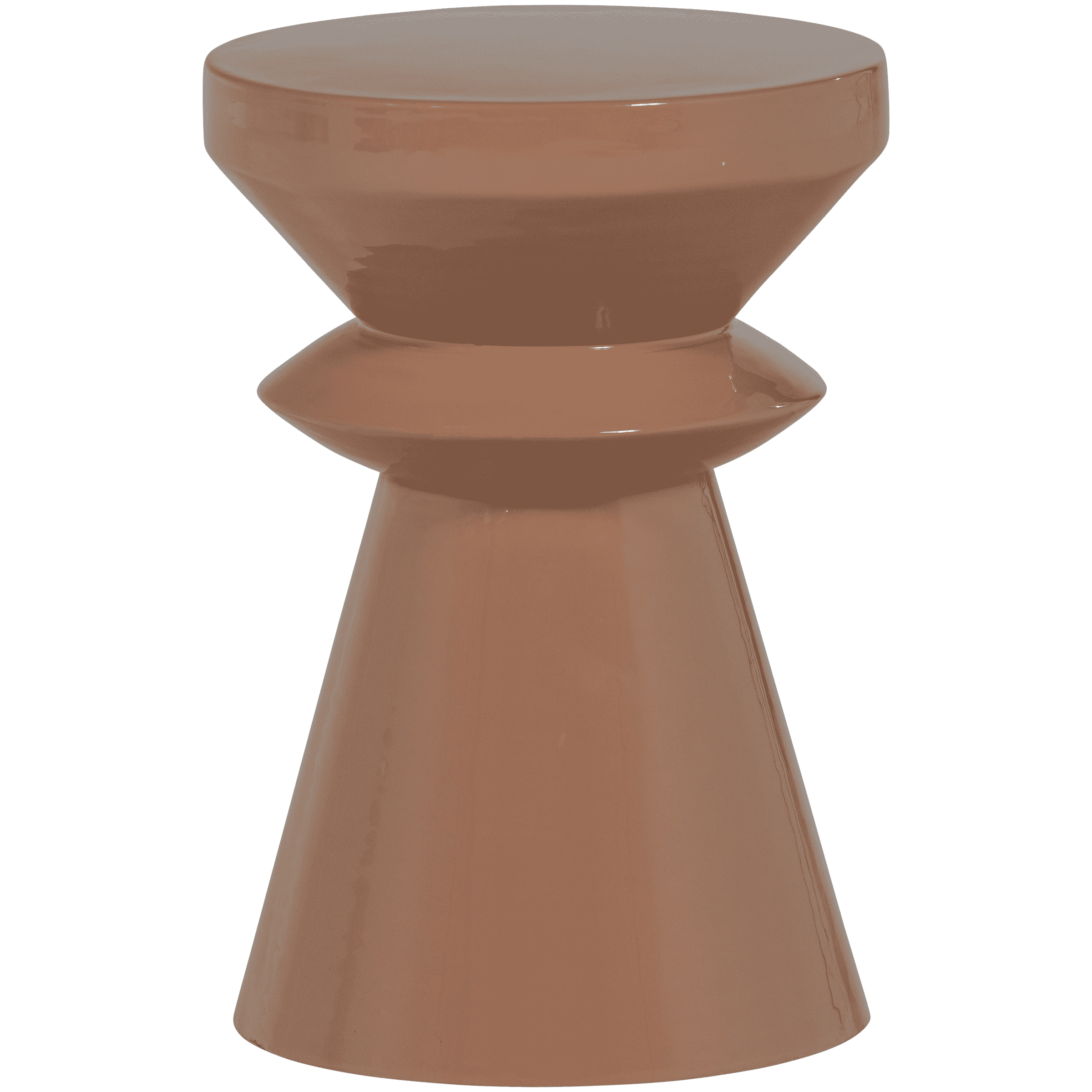 WOOOD Ronde Bijzettafel Fedde 30cm - Oud Roze