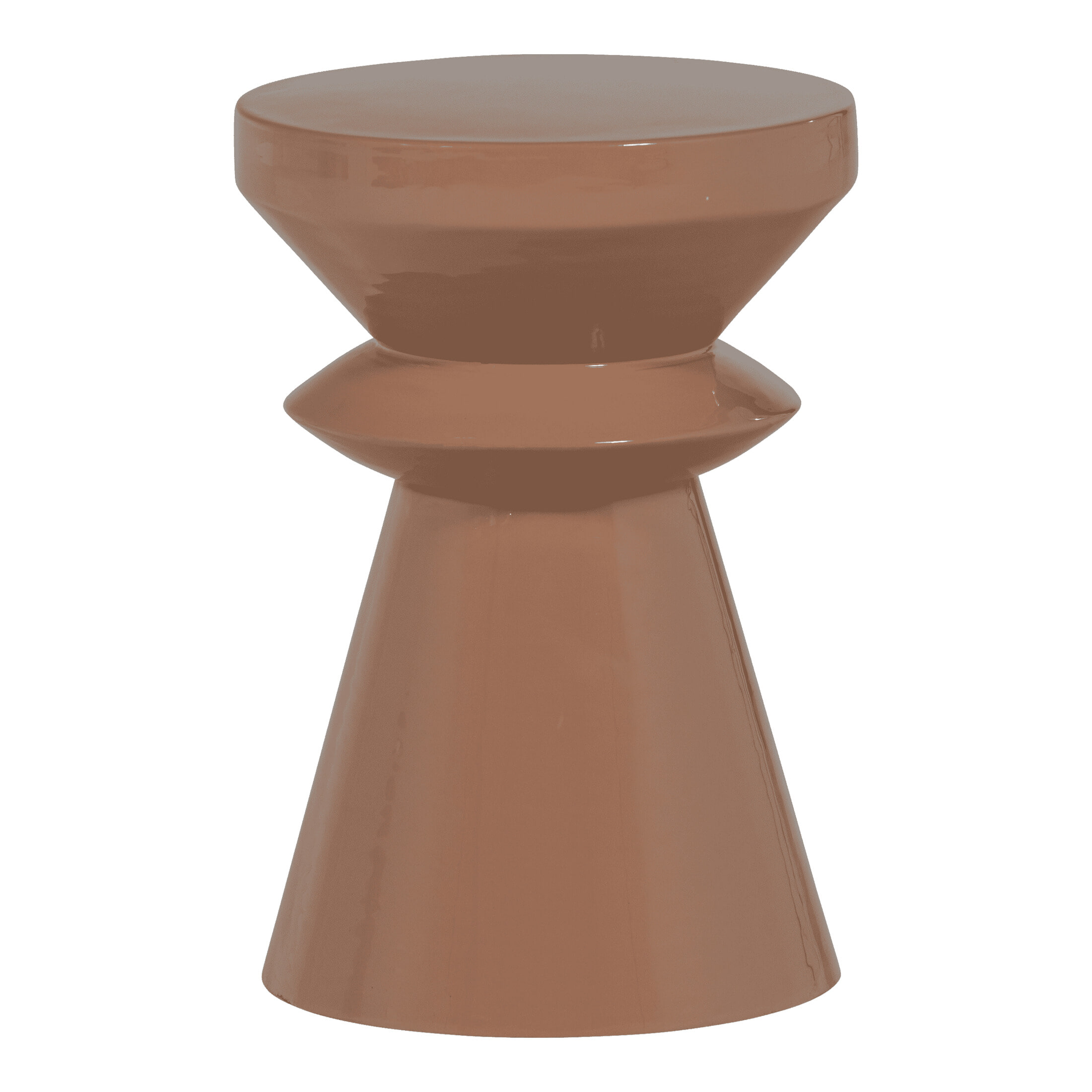 WOOOD Ronde Bijzettafel Fedde 30cm - Oud Roze