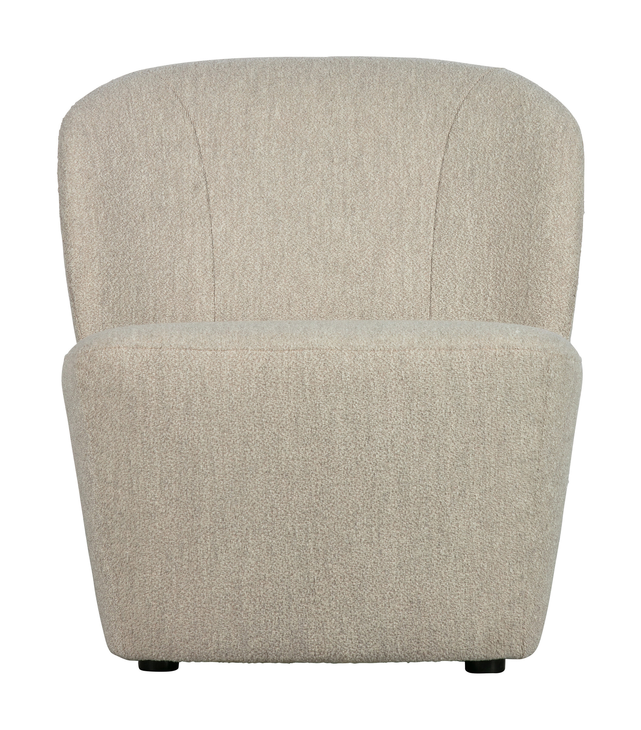 vtwonen Fauteuil 'Lofty' Bouclé, kleur Naturel
