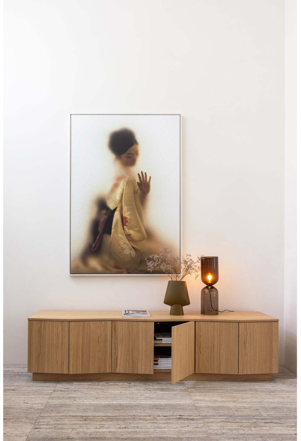 WOOOD TV-meubel 'Zuma' Eikenhout, 200cm