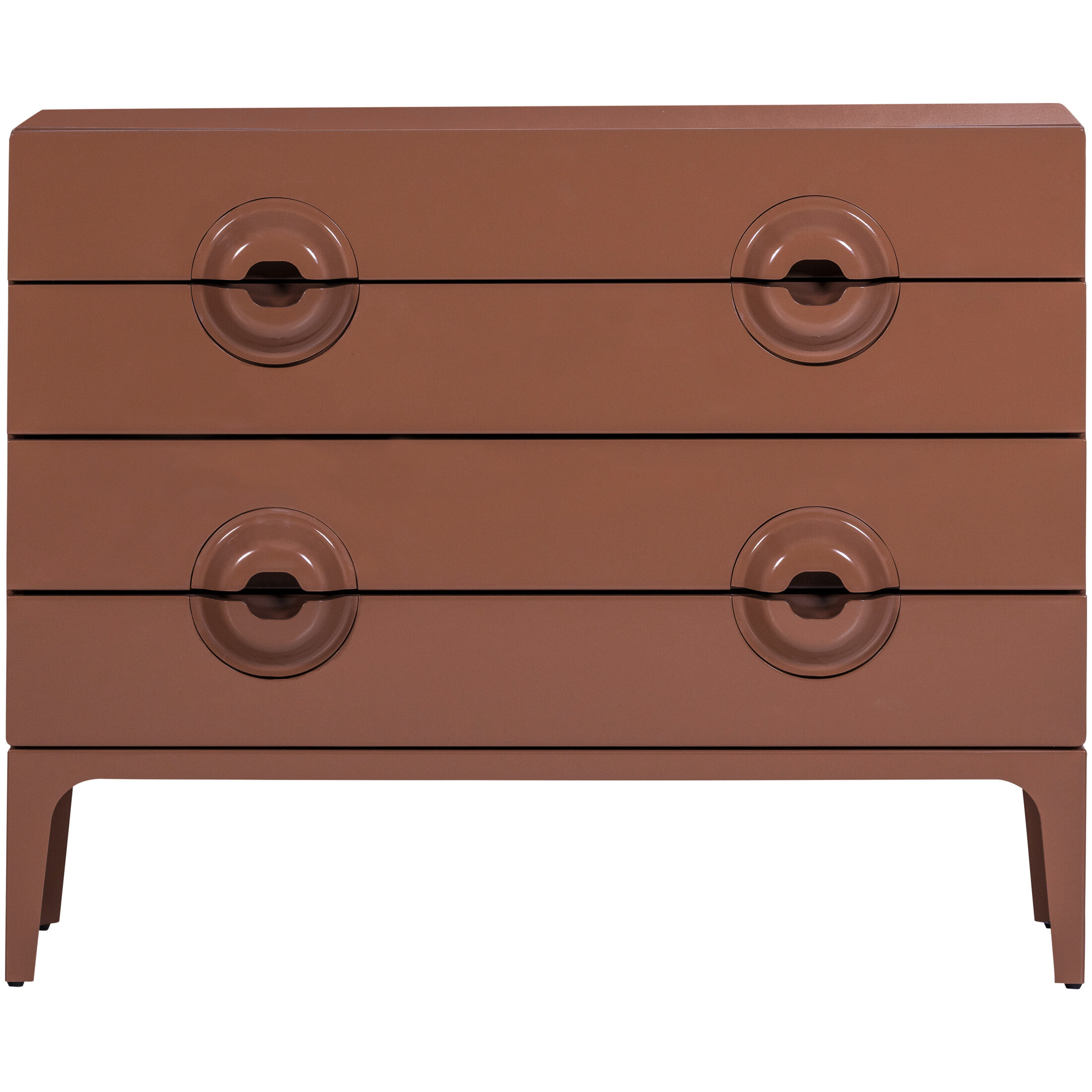 WOOOD Ladekast 'Merge' Met 4 lades, kleur Oudroze