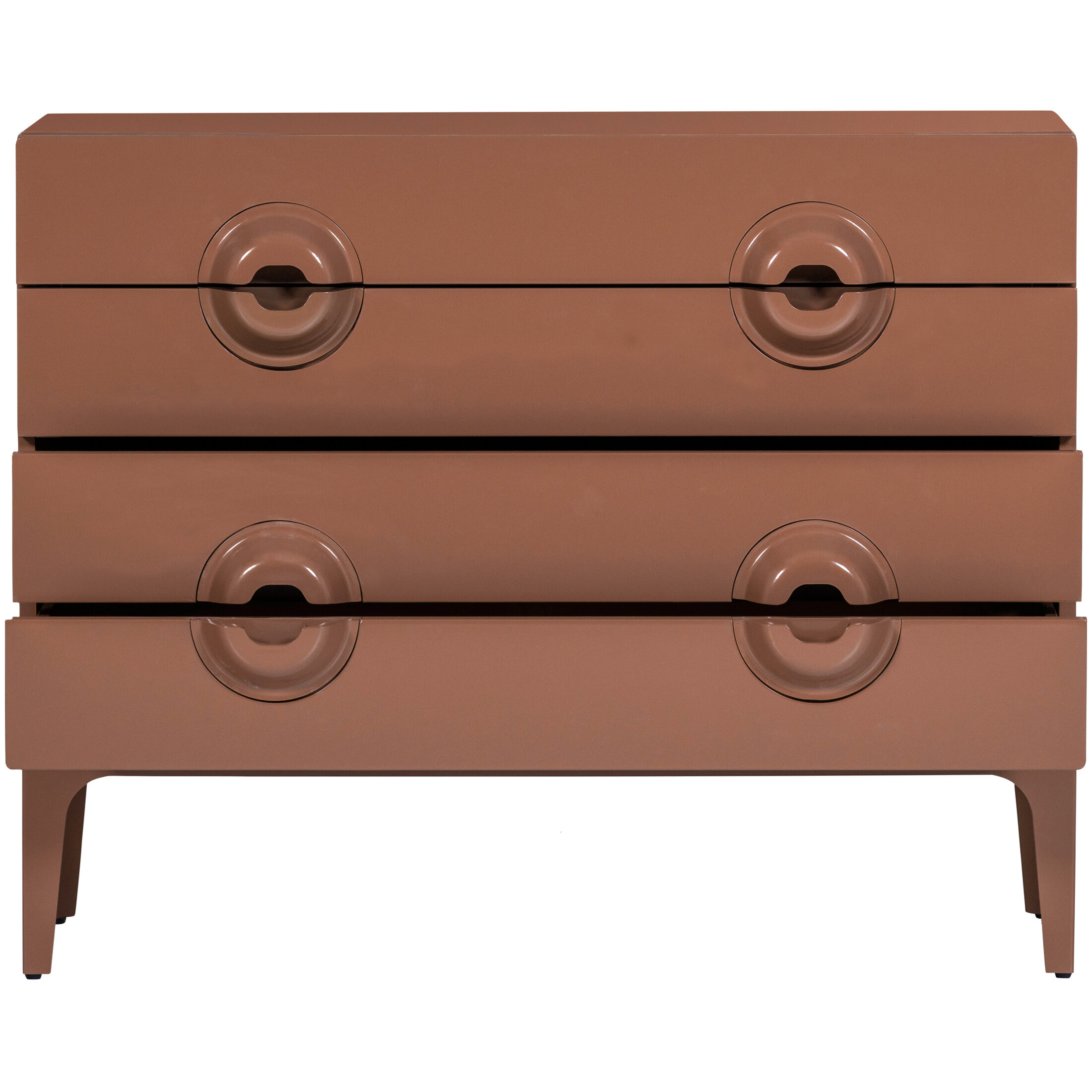 WOOOD Ladekast 'Merge' Met 4 lades, kleur Oudroze