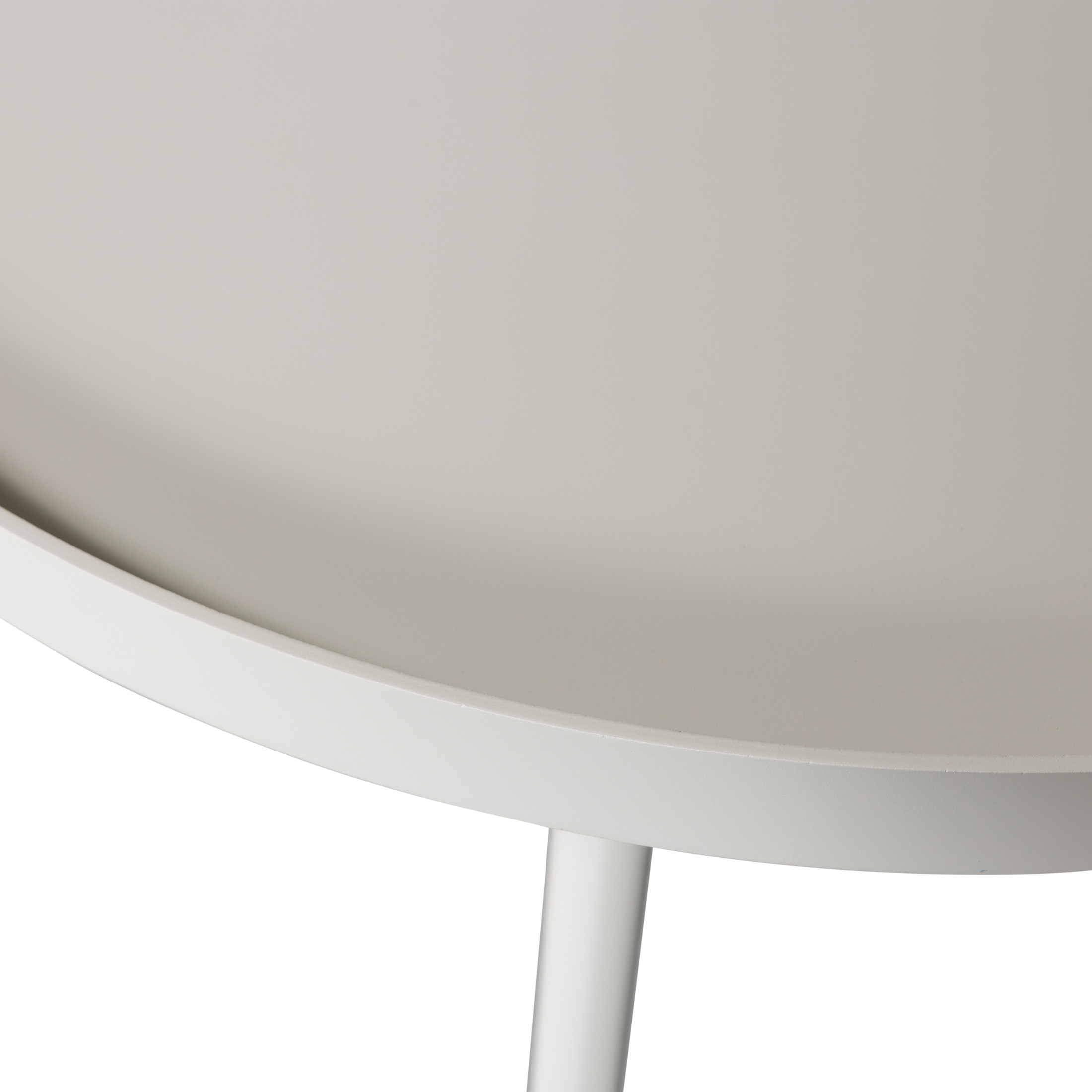 WOOOD Ronde Bijzettafel 'Mesa' Ø78cm, kleur Zand