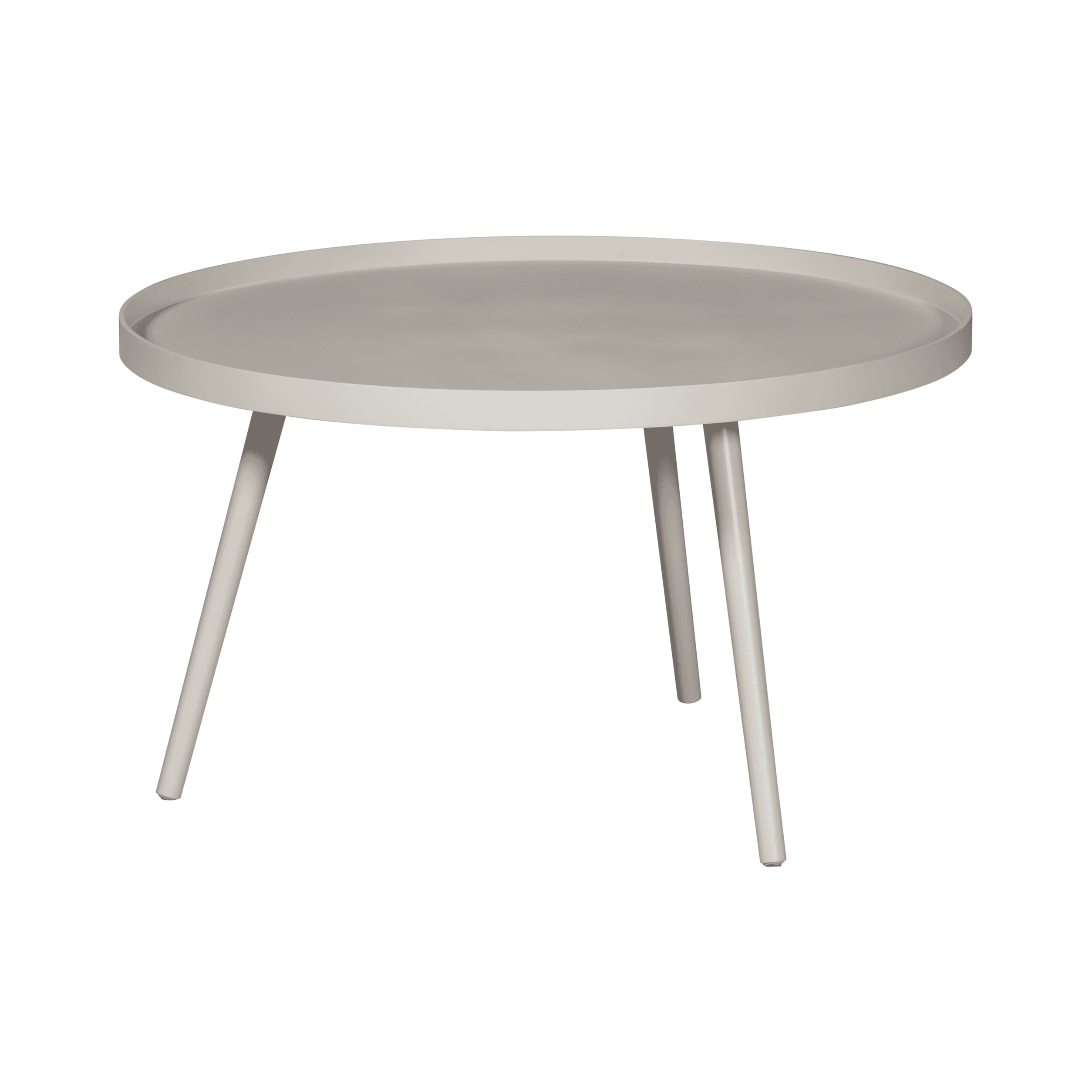 WOOOD Ronde Bijzettafel 'Mesa' Ø78cm, kleur Zand