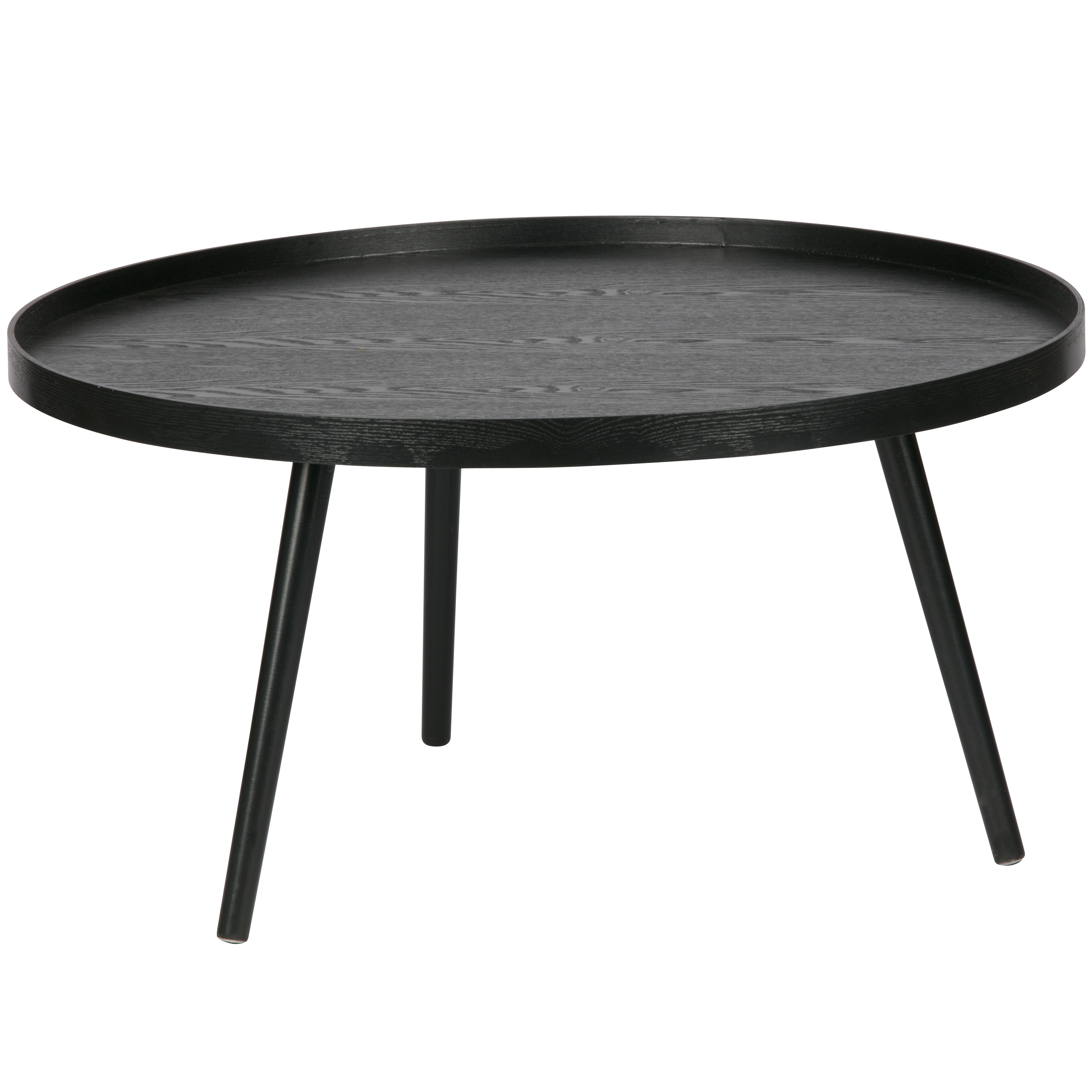 WOOOD Ronde Bijzettafel 'Mesa' 78cm, kleur Zwart