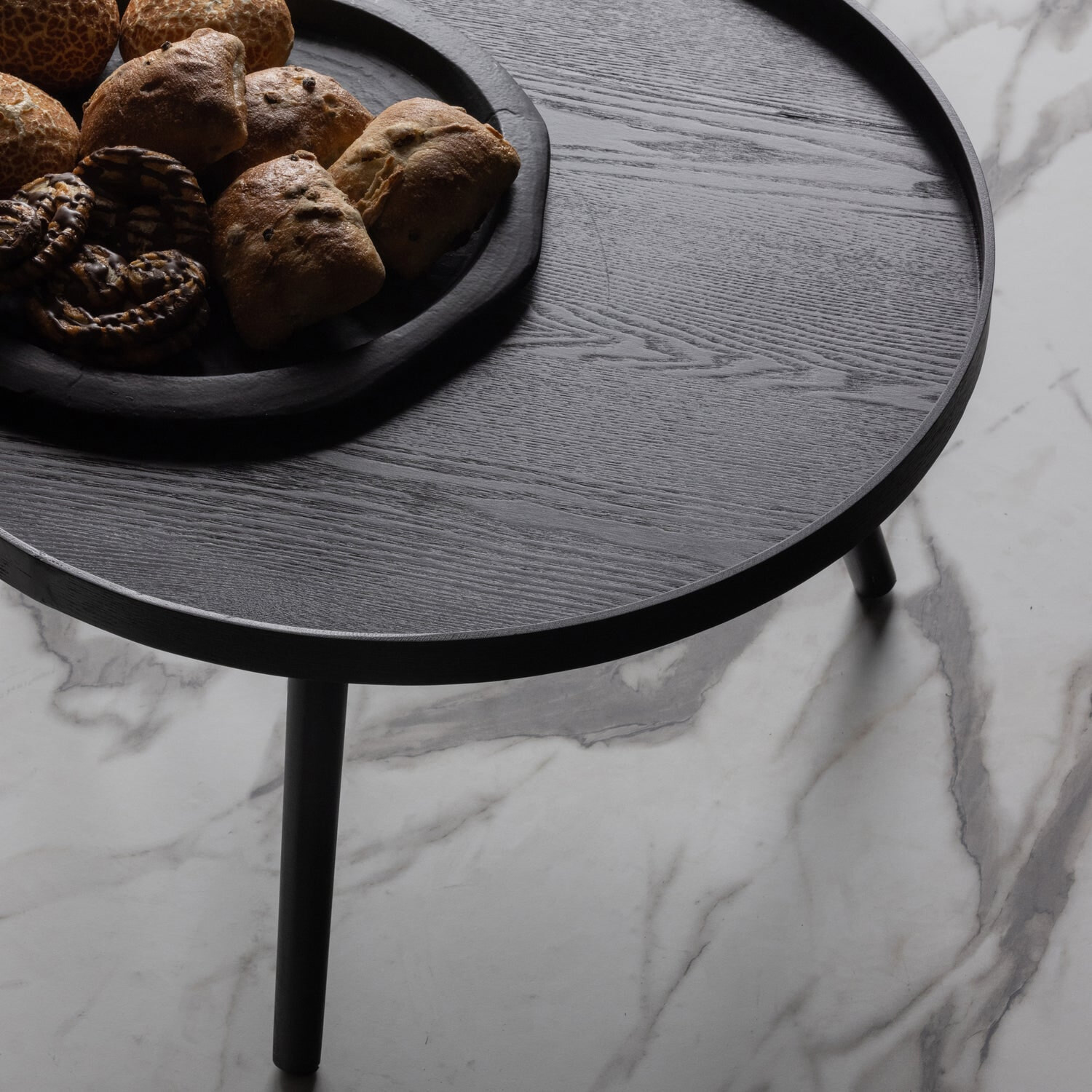 WOOOD Bijzettafel 'Mesa' 60cm, kleur Zwart