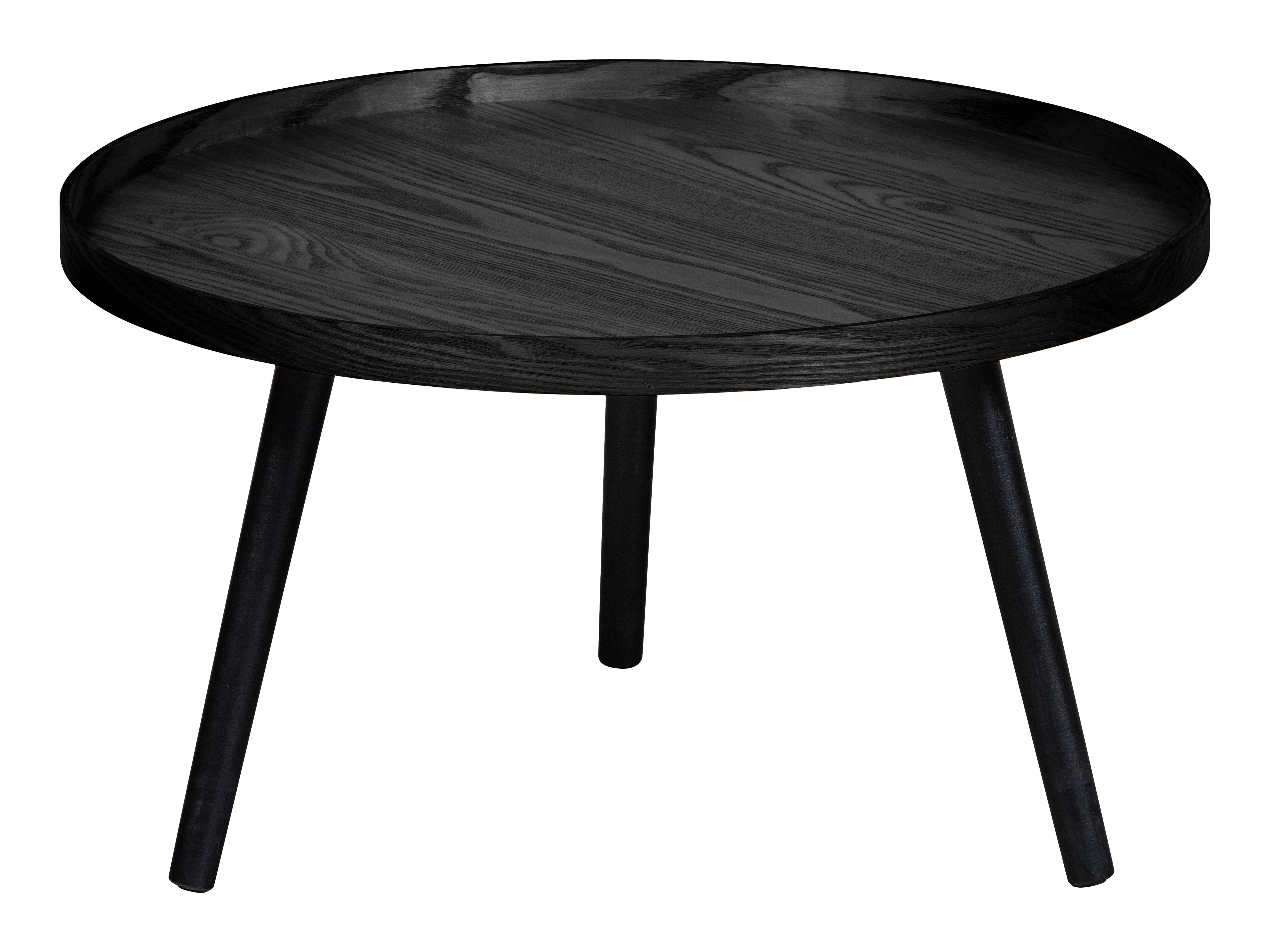 WOOOD Ronde Bijzettafel Mesa Ø60cm - Zwart