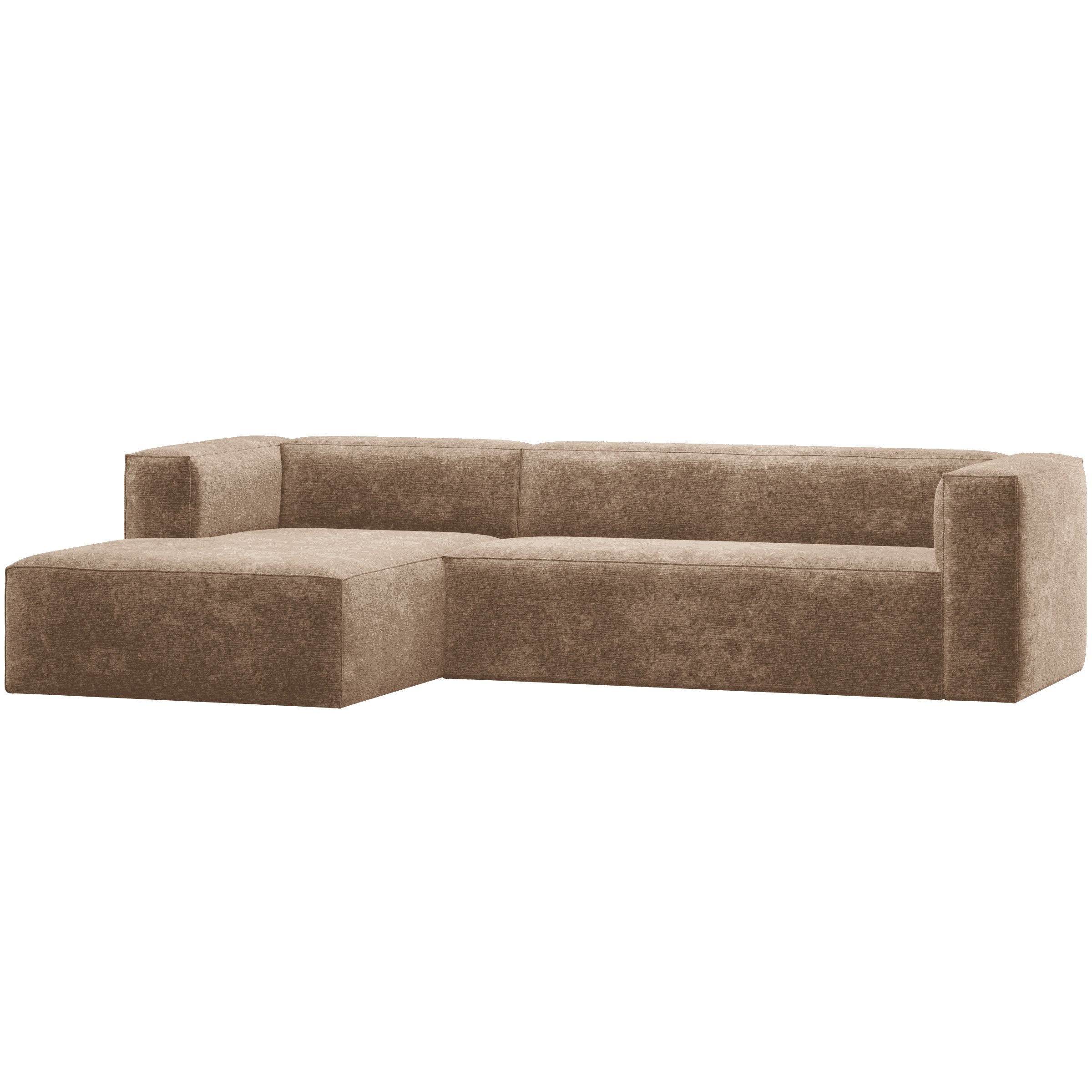 WOOOD Loungebank Bean Links, Chenille - Taupe