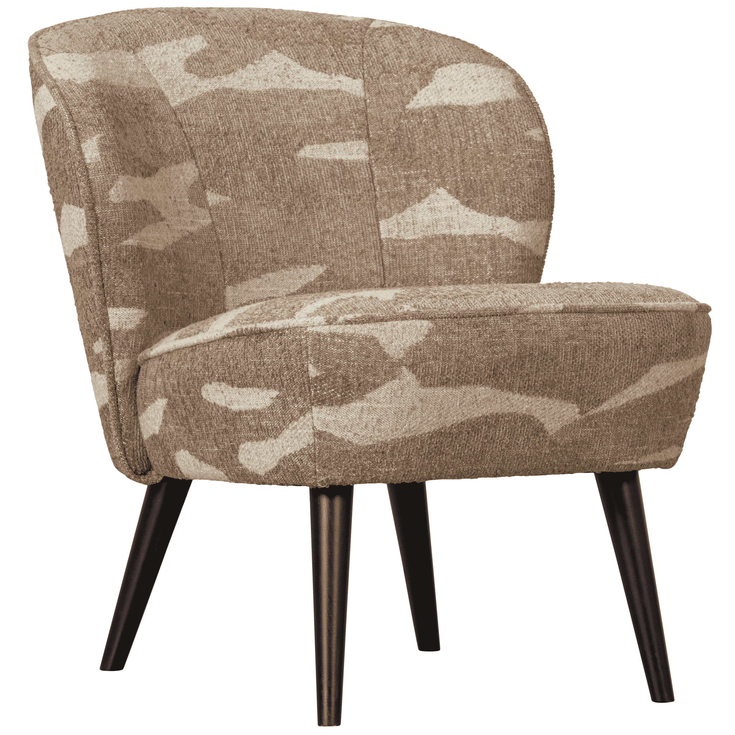 WOOOD Fauteuil Sara Geweven - Camouflage Groen