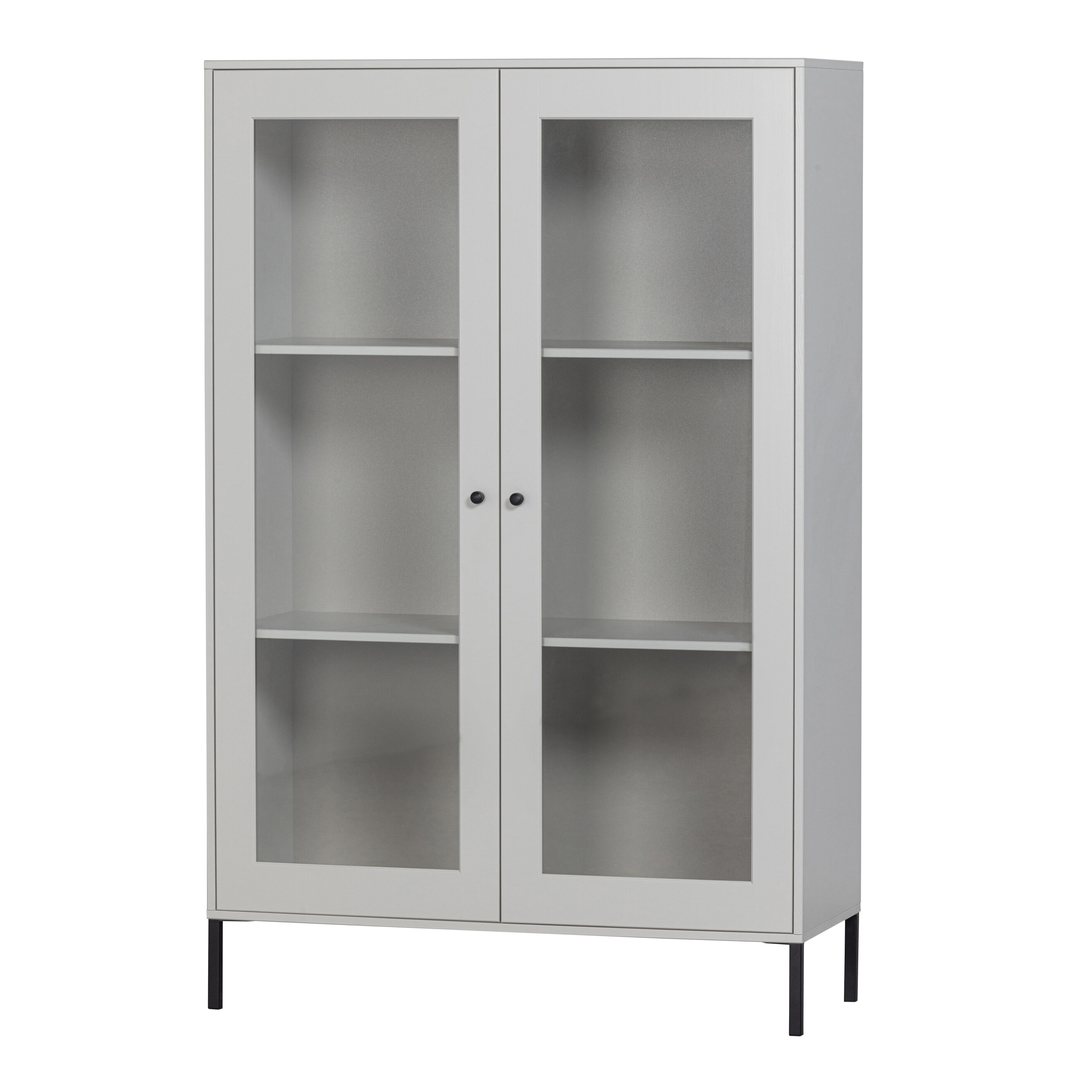 WOOOD Vitrinekast 'Xam' Grenenhout