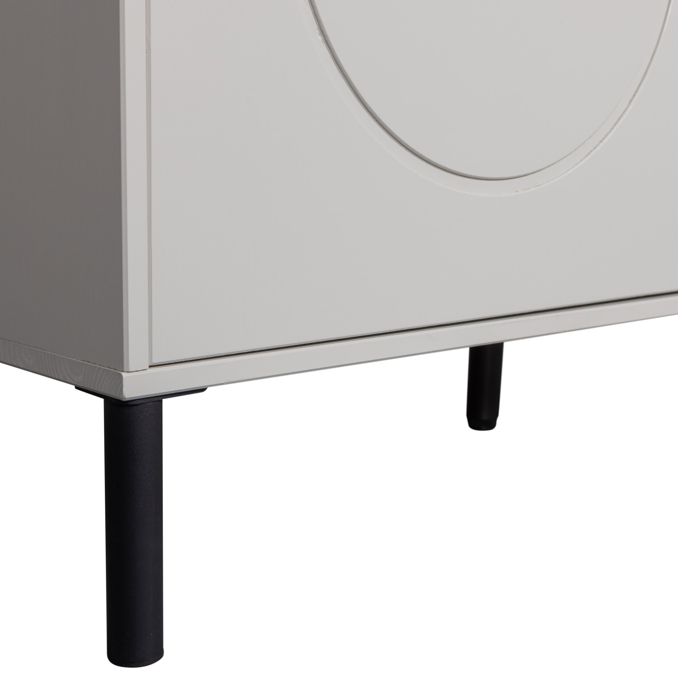 WOOOD Kledingkast 'Xina' Grenenhout, kleur Wolkengrijs