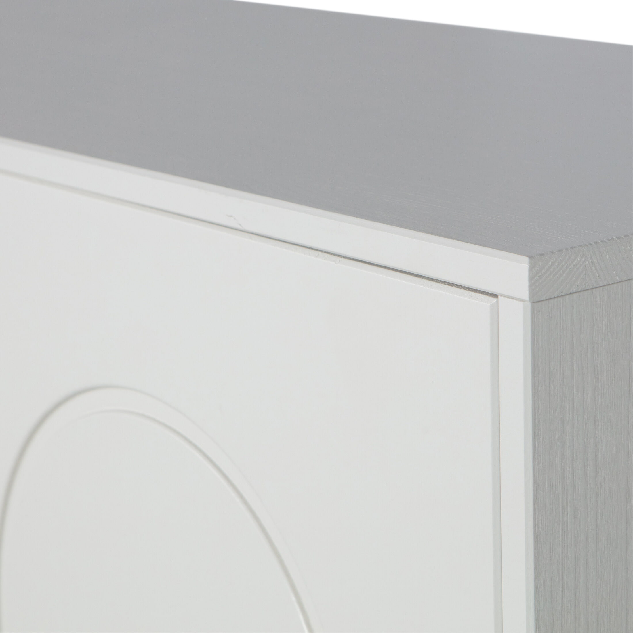 WOOOD Opbergkast 'Xina' Grenenhout, kleur Wolkengrijs