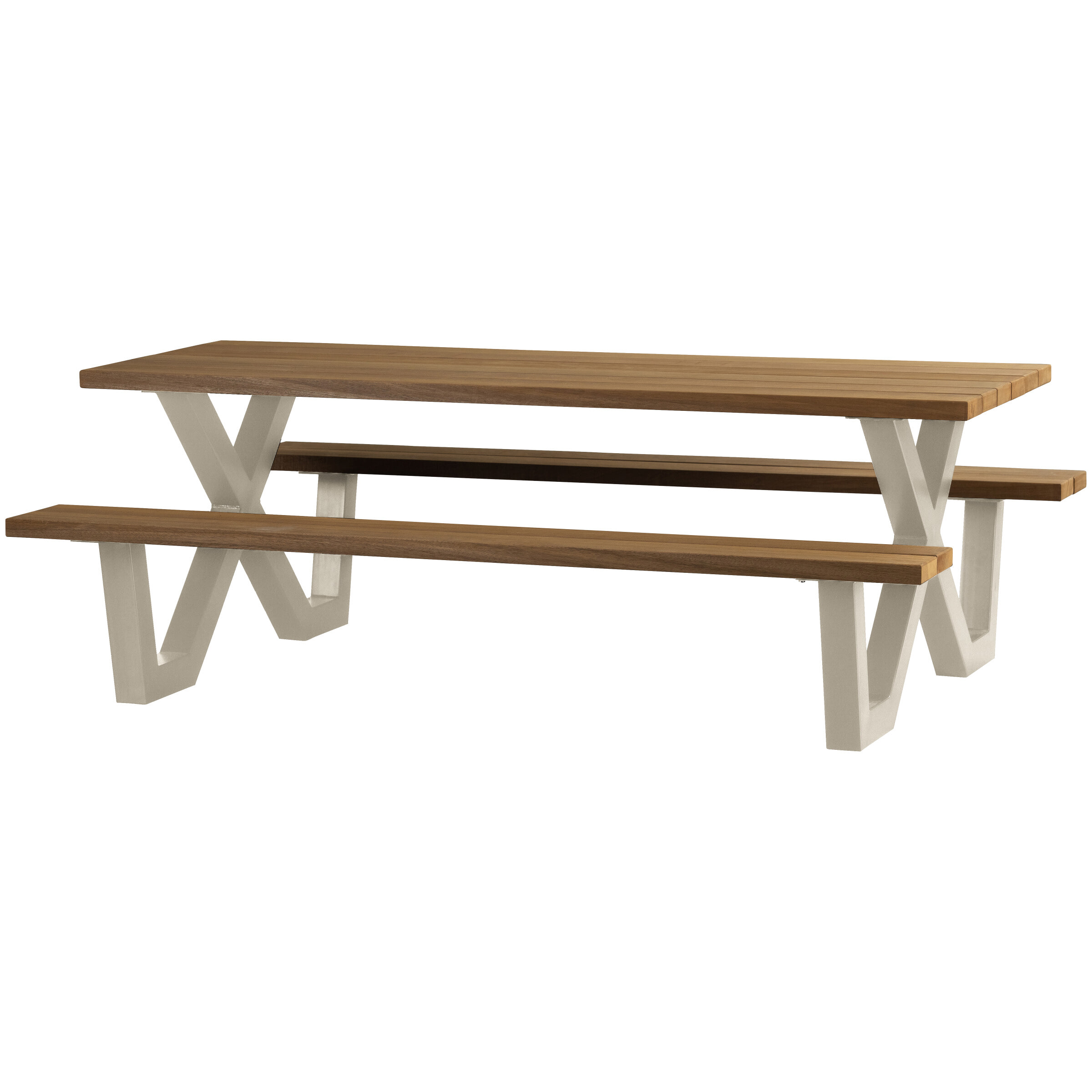 WOOOD Picknicktafel 'Tablo' 206 x 145cm, kleur Zand