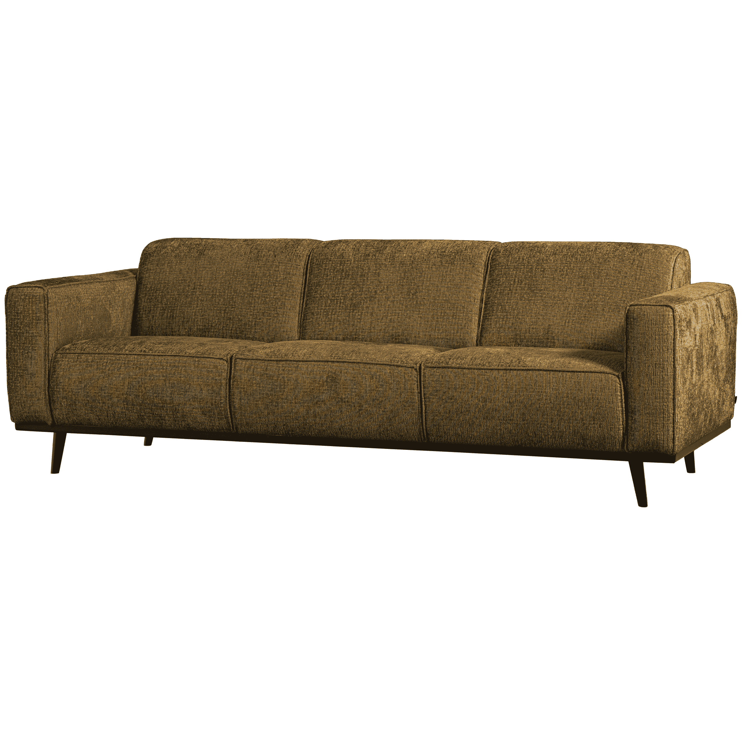 WOOOD 3-zits Bank Statement Structure Velvet - Brass