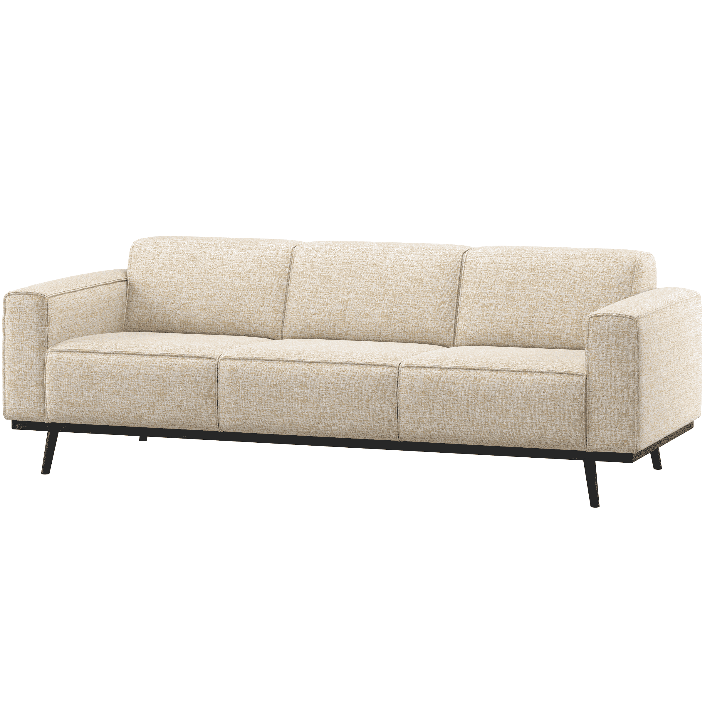 WOOOD 3-zits Bank Statement Melange stof - Beige