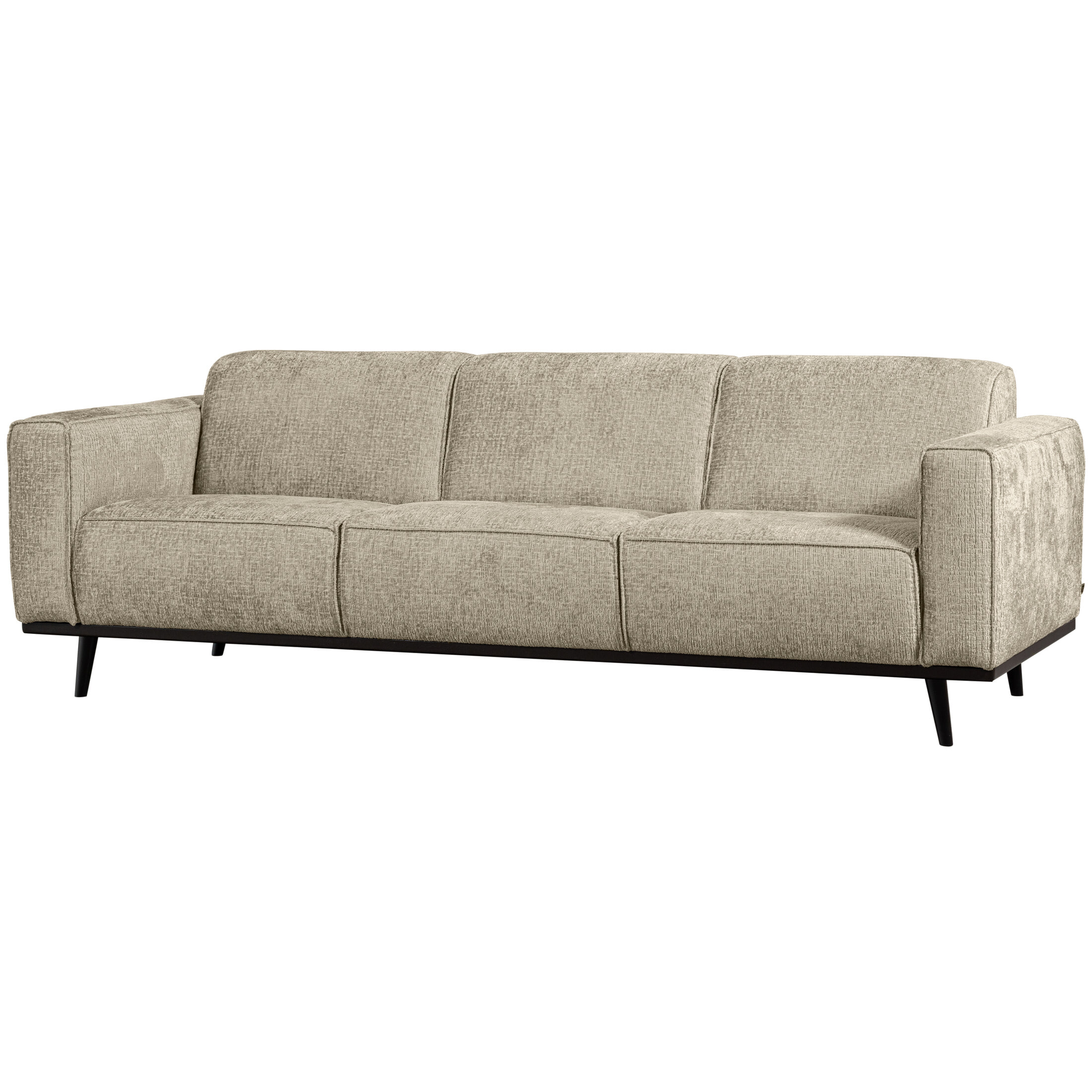 WOOOD 3-zits Bank Statement Structure Velvet - Wheatfield - BePureHome