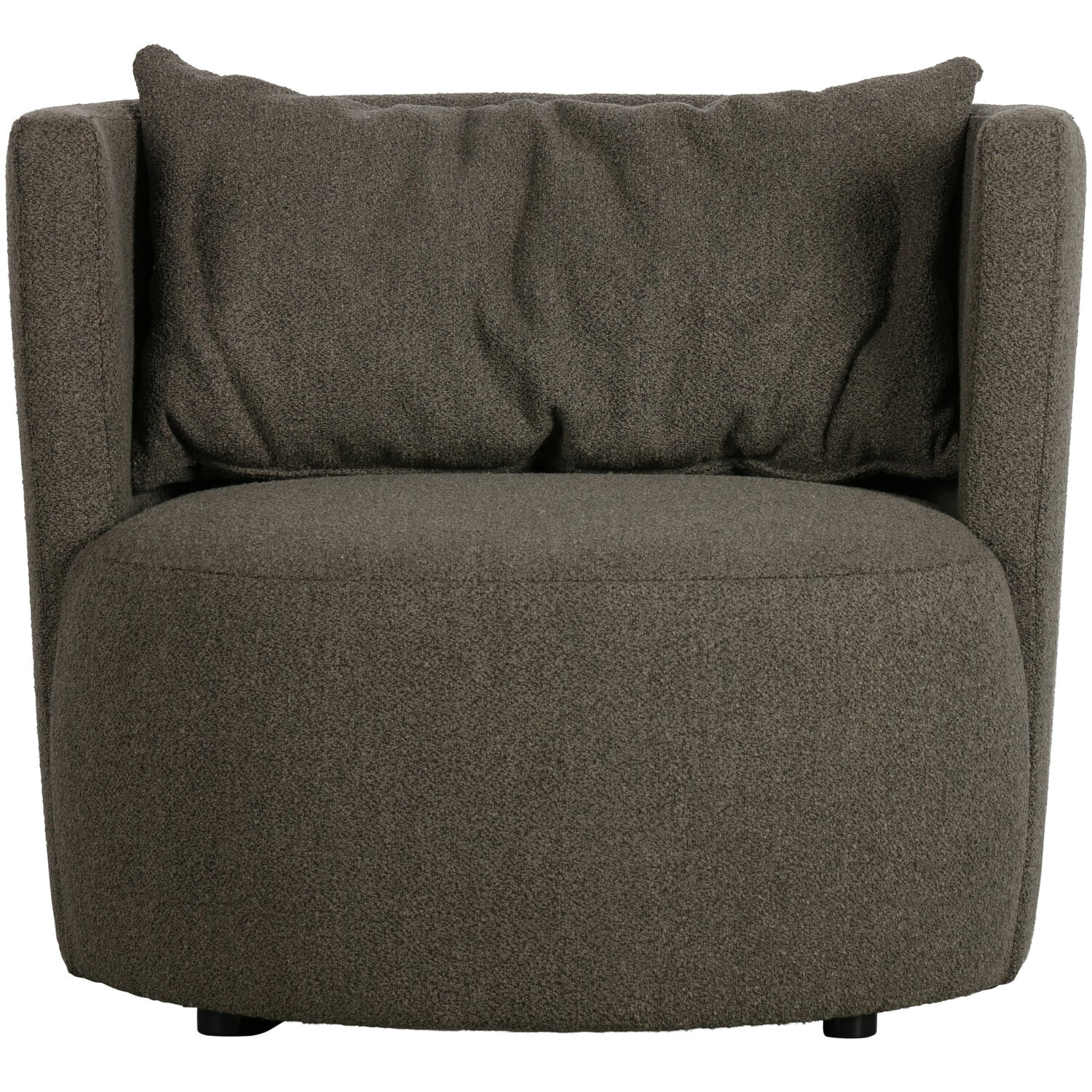 vtwonen Fauteuil 'Explore' Bouclé, kleur Bruin