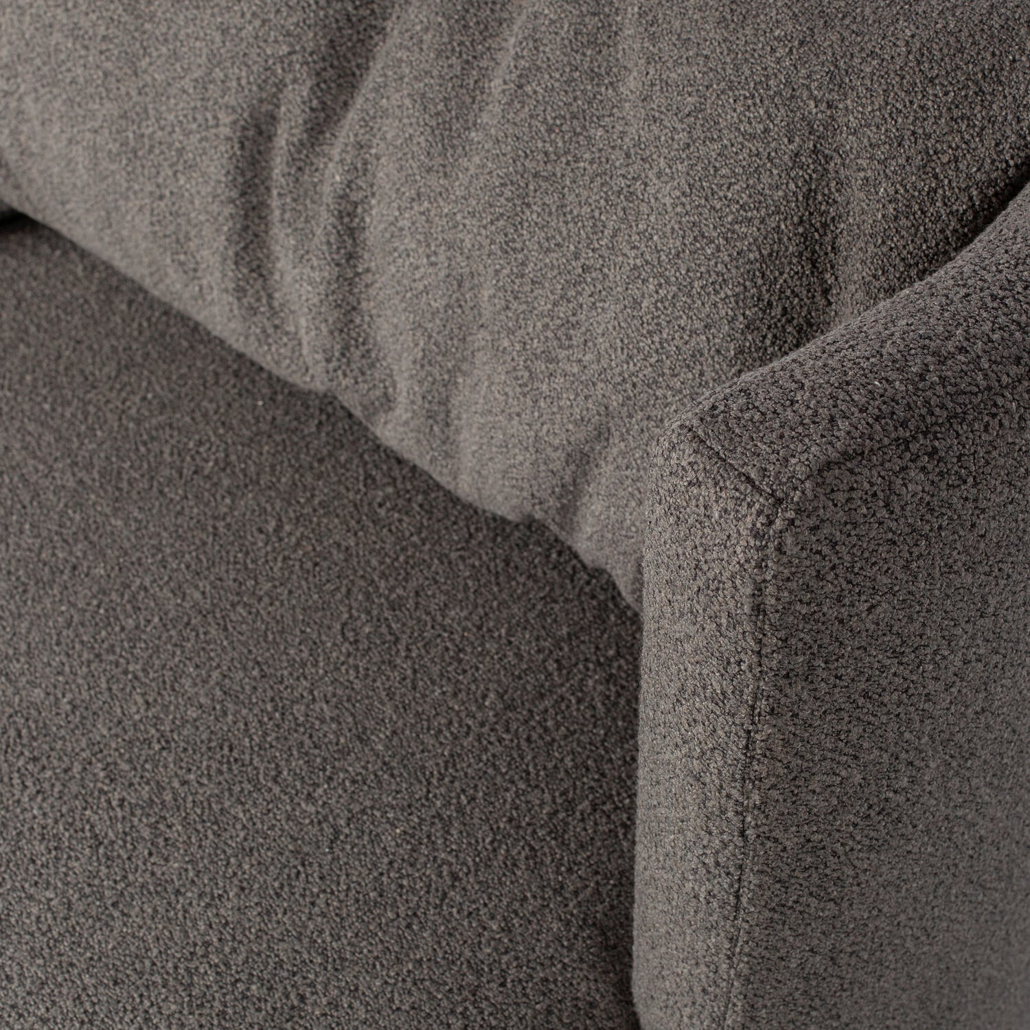 vtwonen Fauteuil 'Explore' Bouclé, kleur Bruin