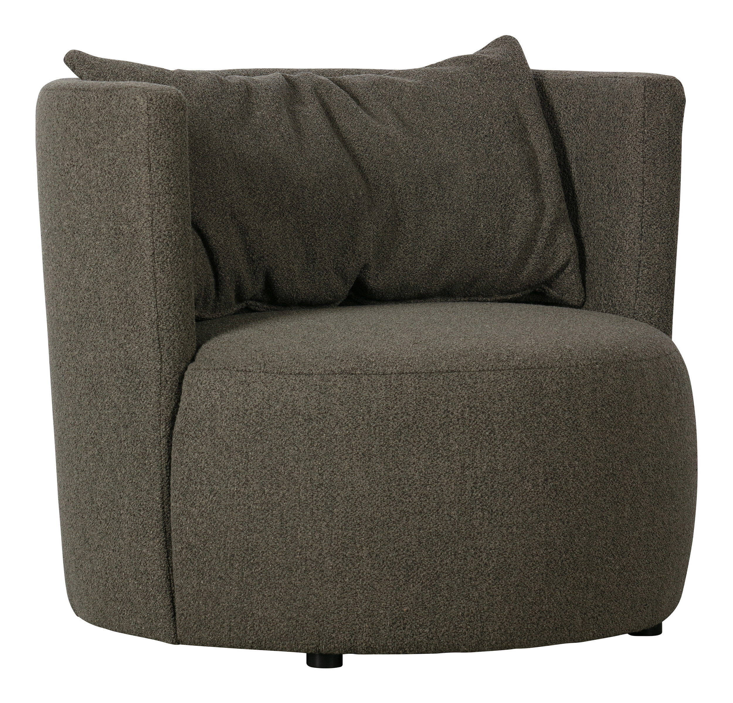 vtwonen Fauteuil 'Explore' Bouclé, kleur Bruin