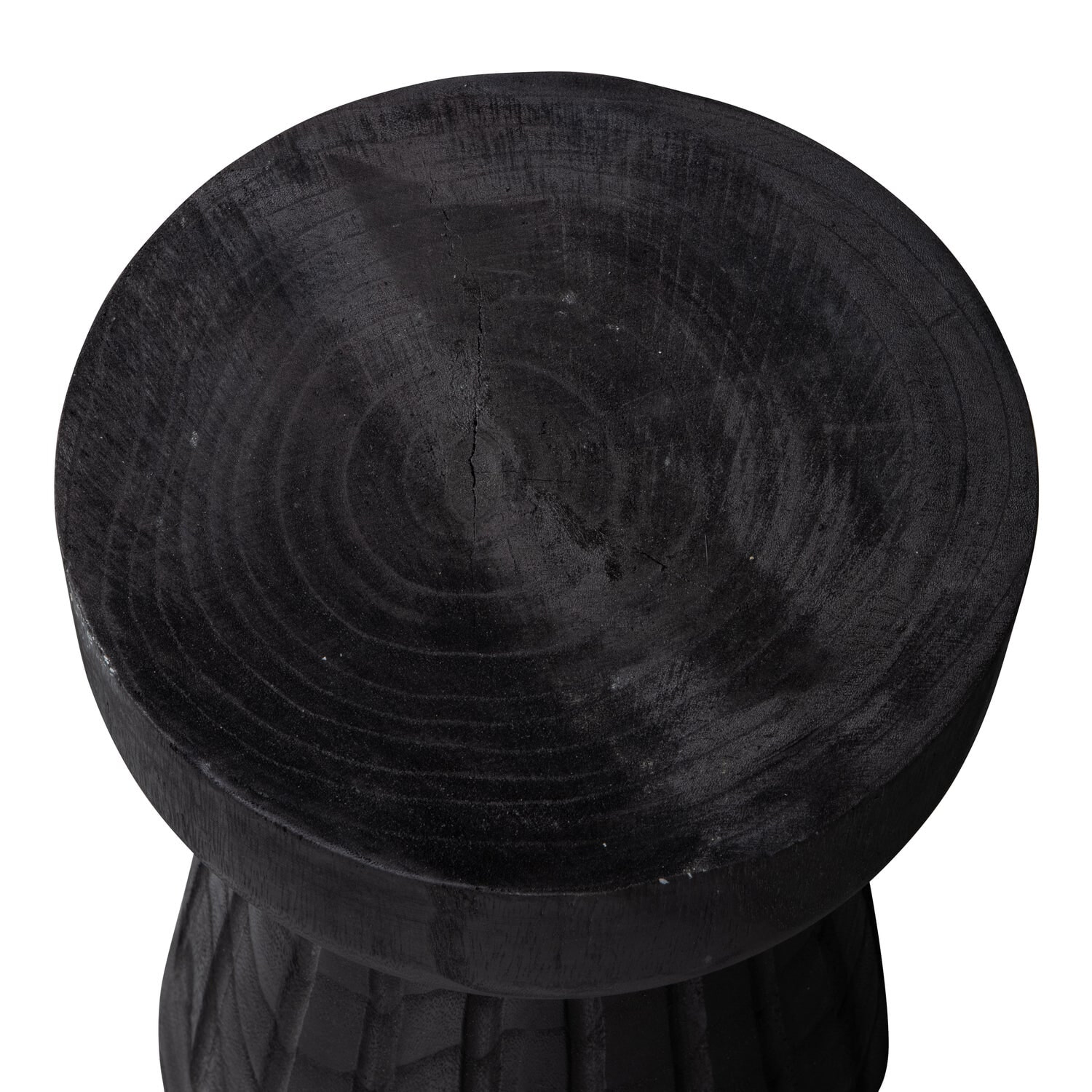 WOOOD Krukje 'Borre' kleur Zwart, Ø28cm