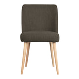 Vtwonen Eetkamerstoel 'Force' Bouclé, kleur Bruin